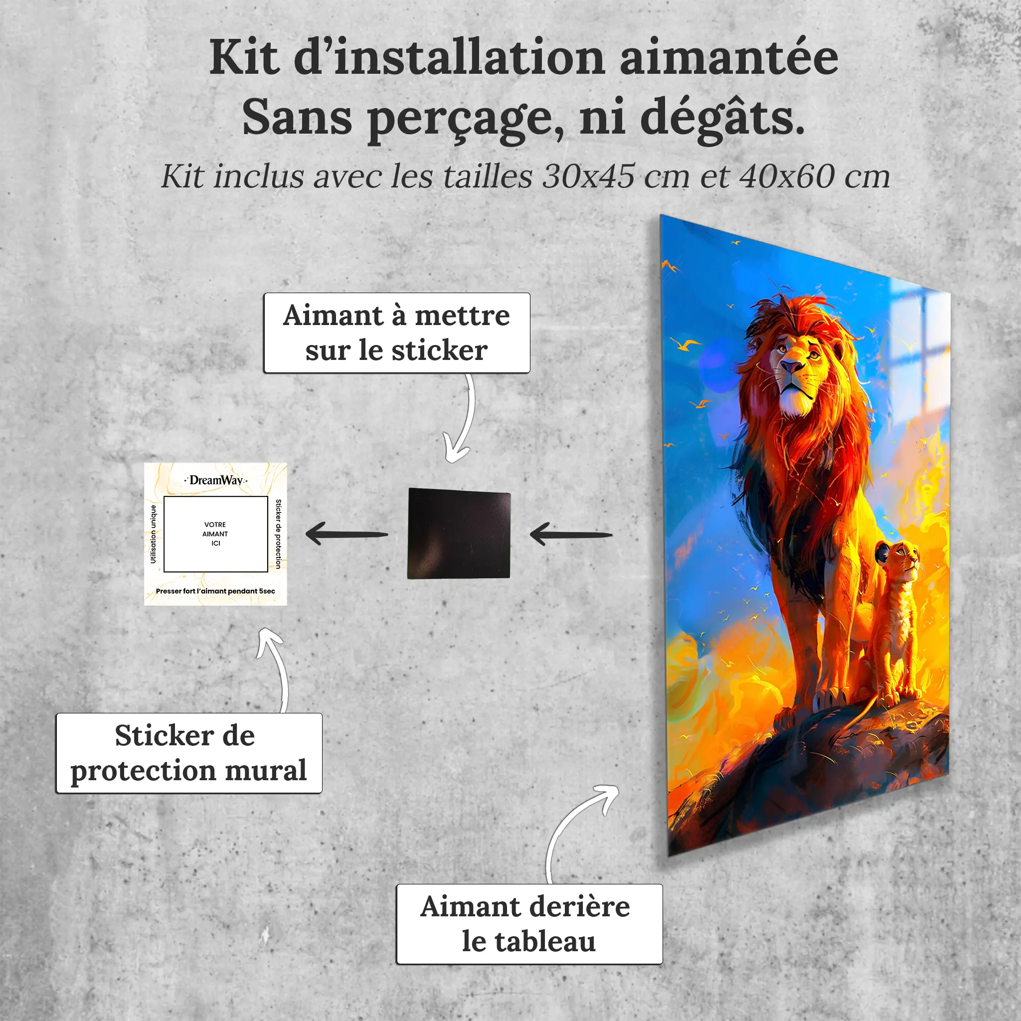 Stickers sur le thème Roi Lion Mufasa