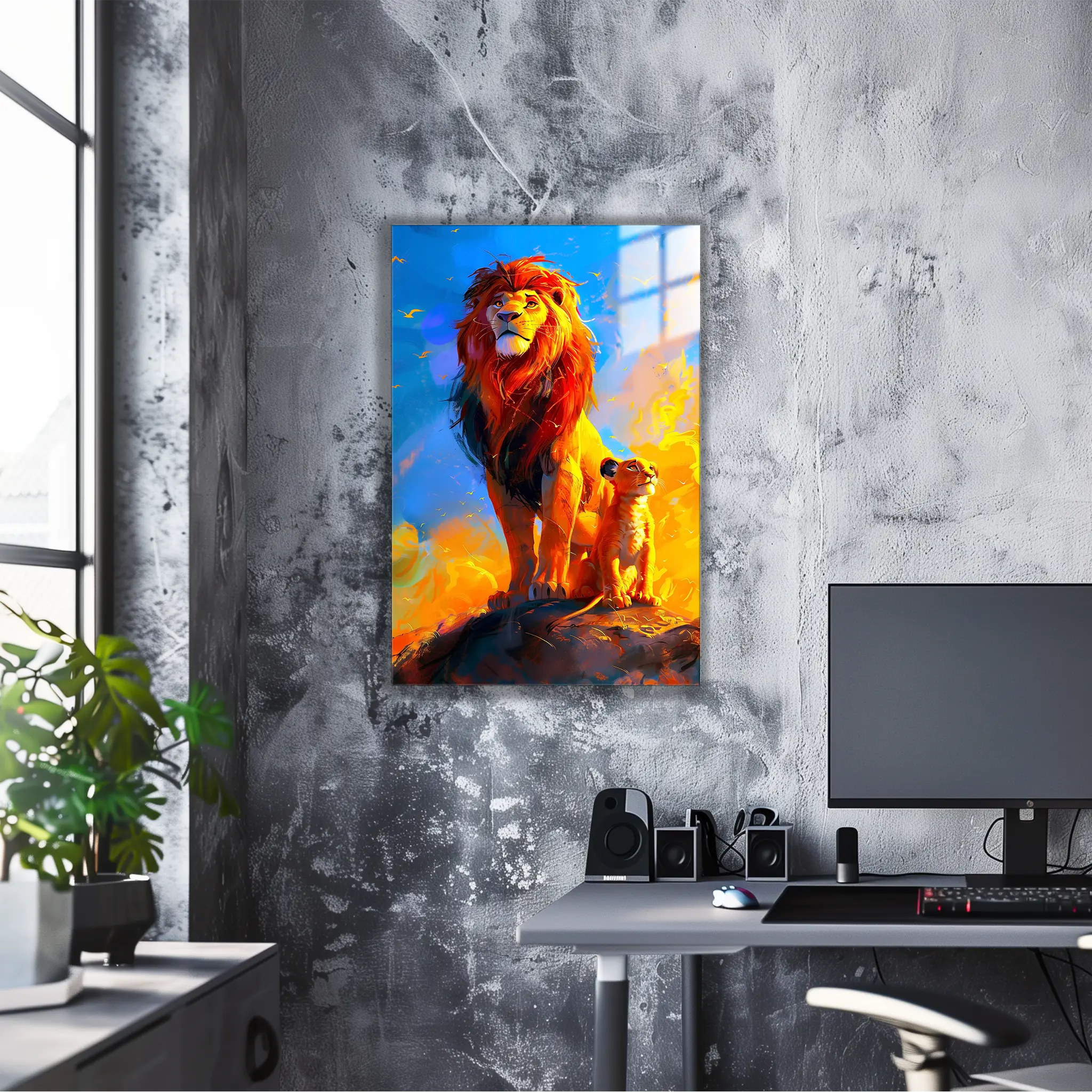 tableau-disney-roi-lion-mufasa-simba | DreamWay
