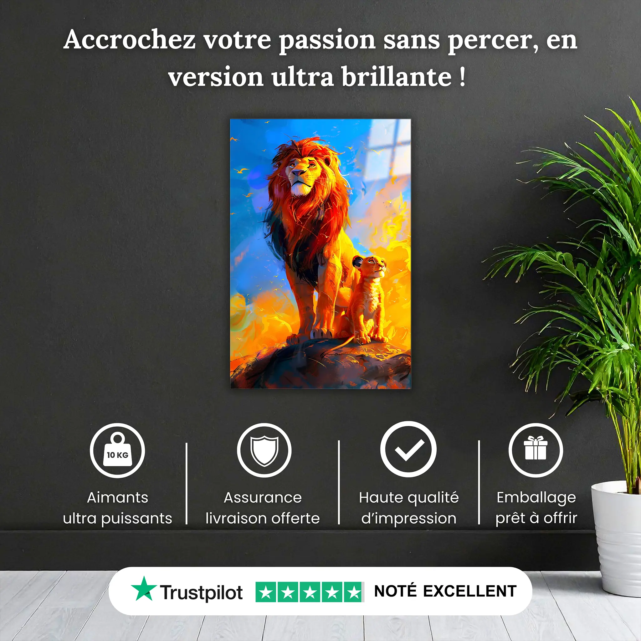 tableau-disney-roi-lion-mufasa-simba-pourquoi-acheter | DreamWay