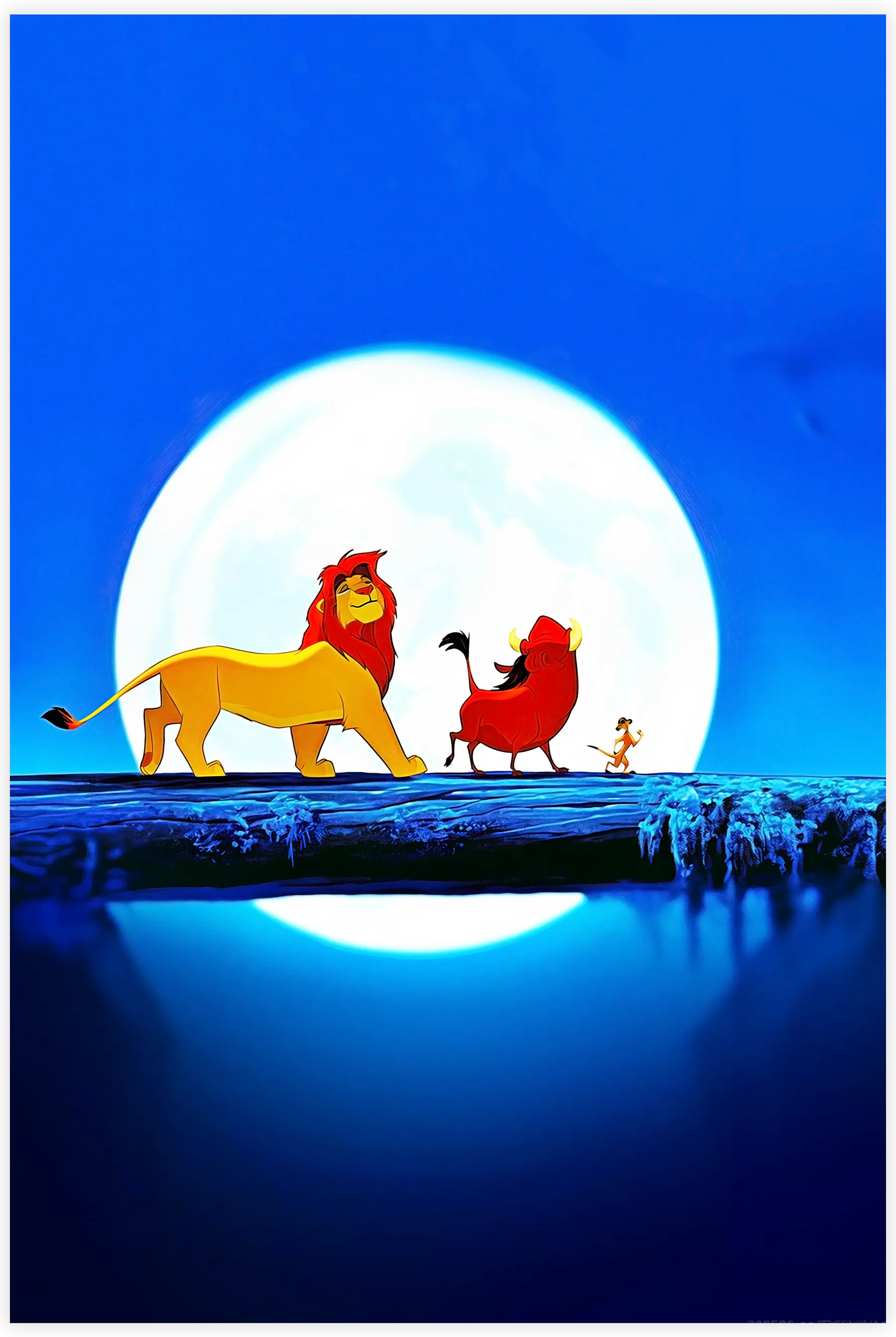 Tableau Roi Lion Simba et ses Amis Danse | DreamWay