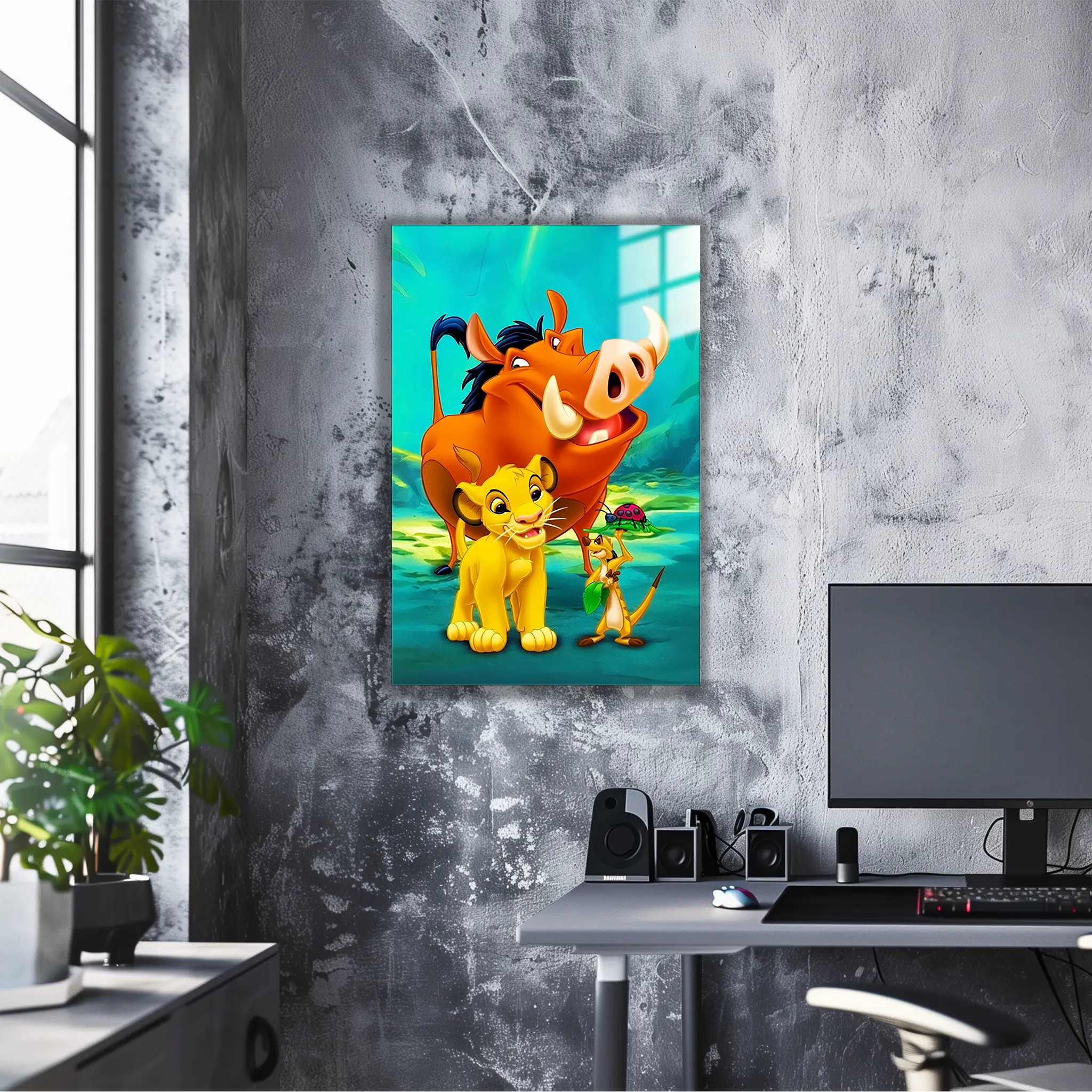 tableau-disney-roi-lion-trio-iconique | DreamWay