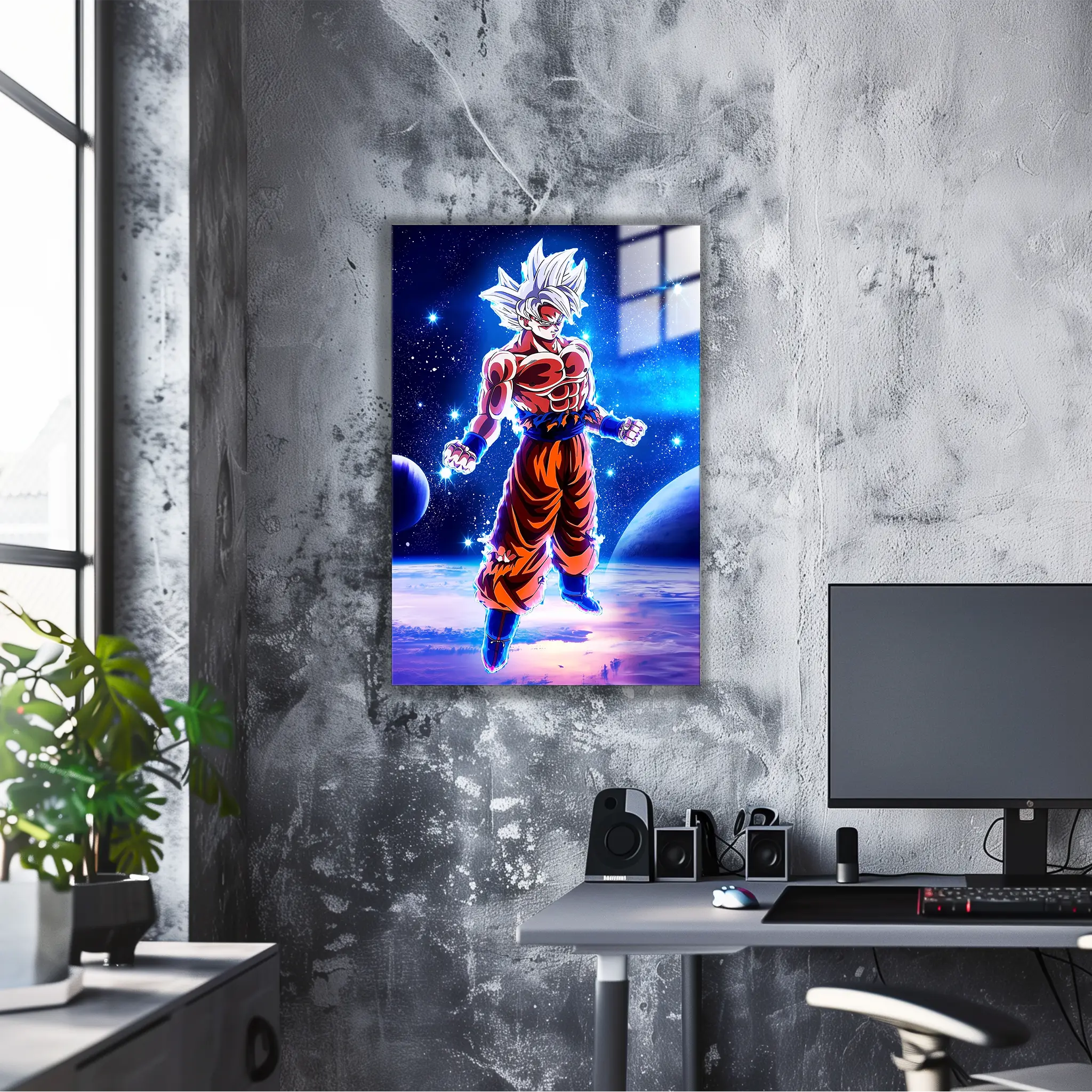 Tableau DBZ Ultra Instinct Galaxie