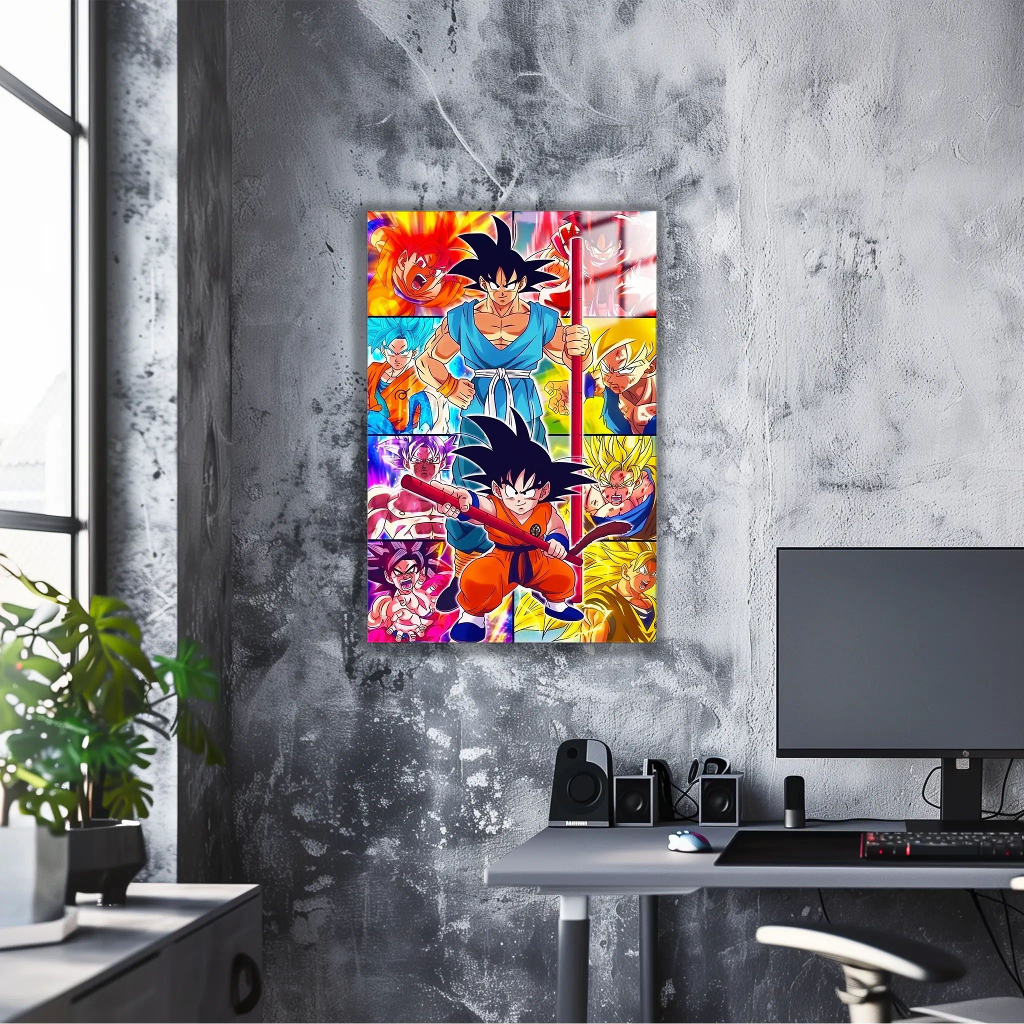 tableau-dragon-ball-z-apprentissage-dans-le-bureau | DreamWay