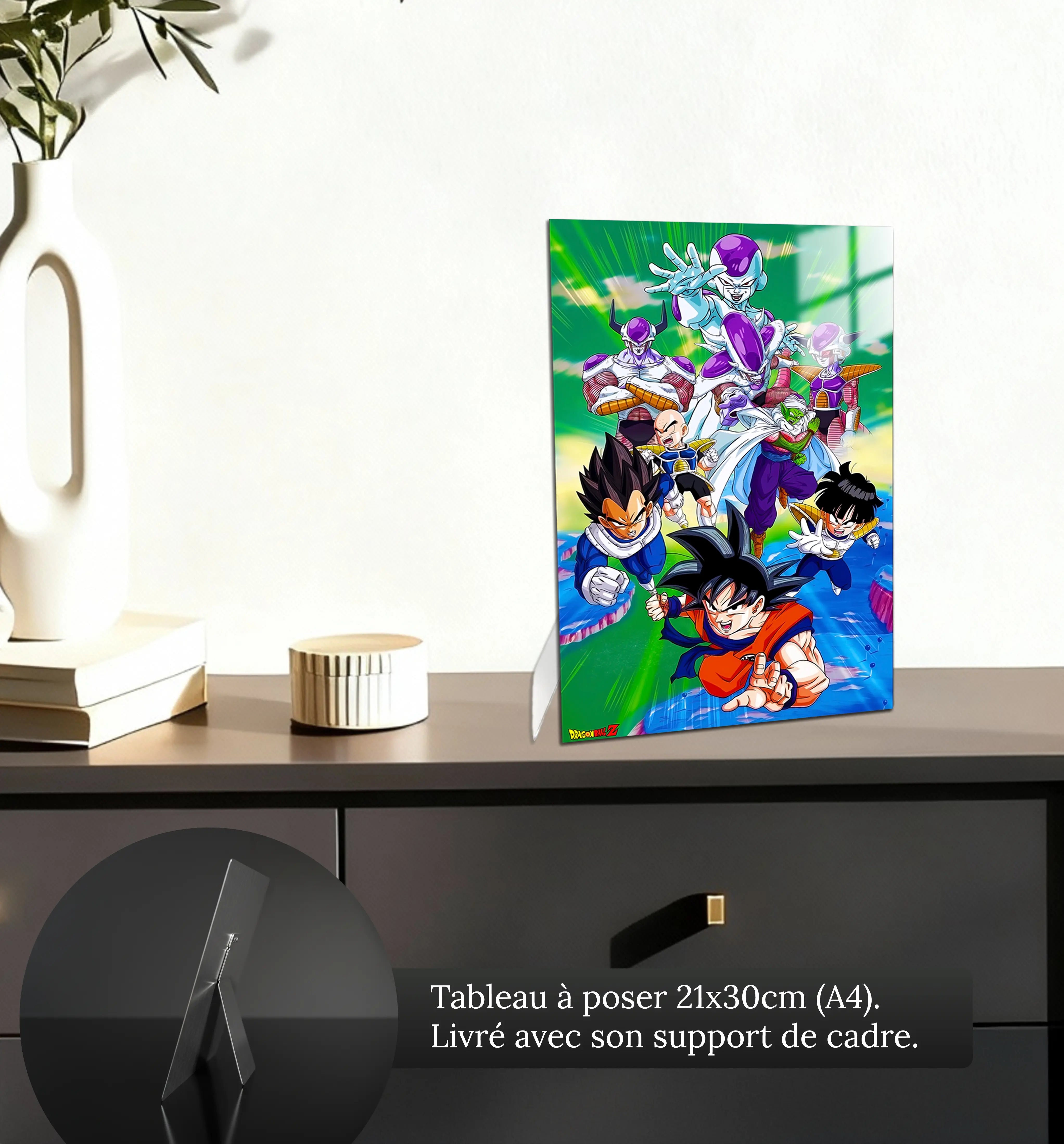 tableau-dragon-ball-z-dans-les-cieux-petit-format-a-poser-sur-meuble | DreamWay