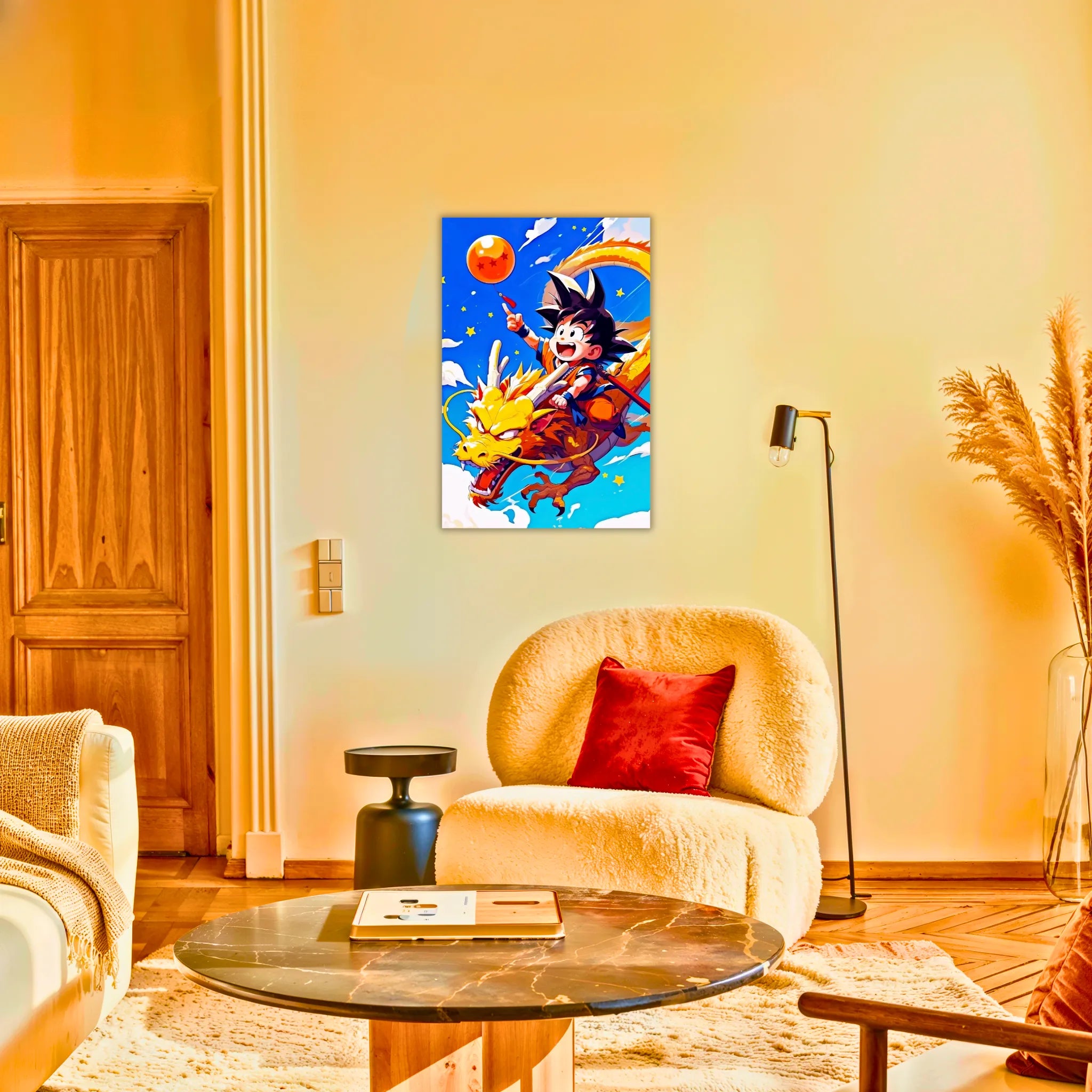 Tableau DBZ Goku Enfant Dragon