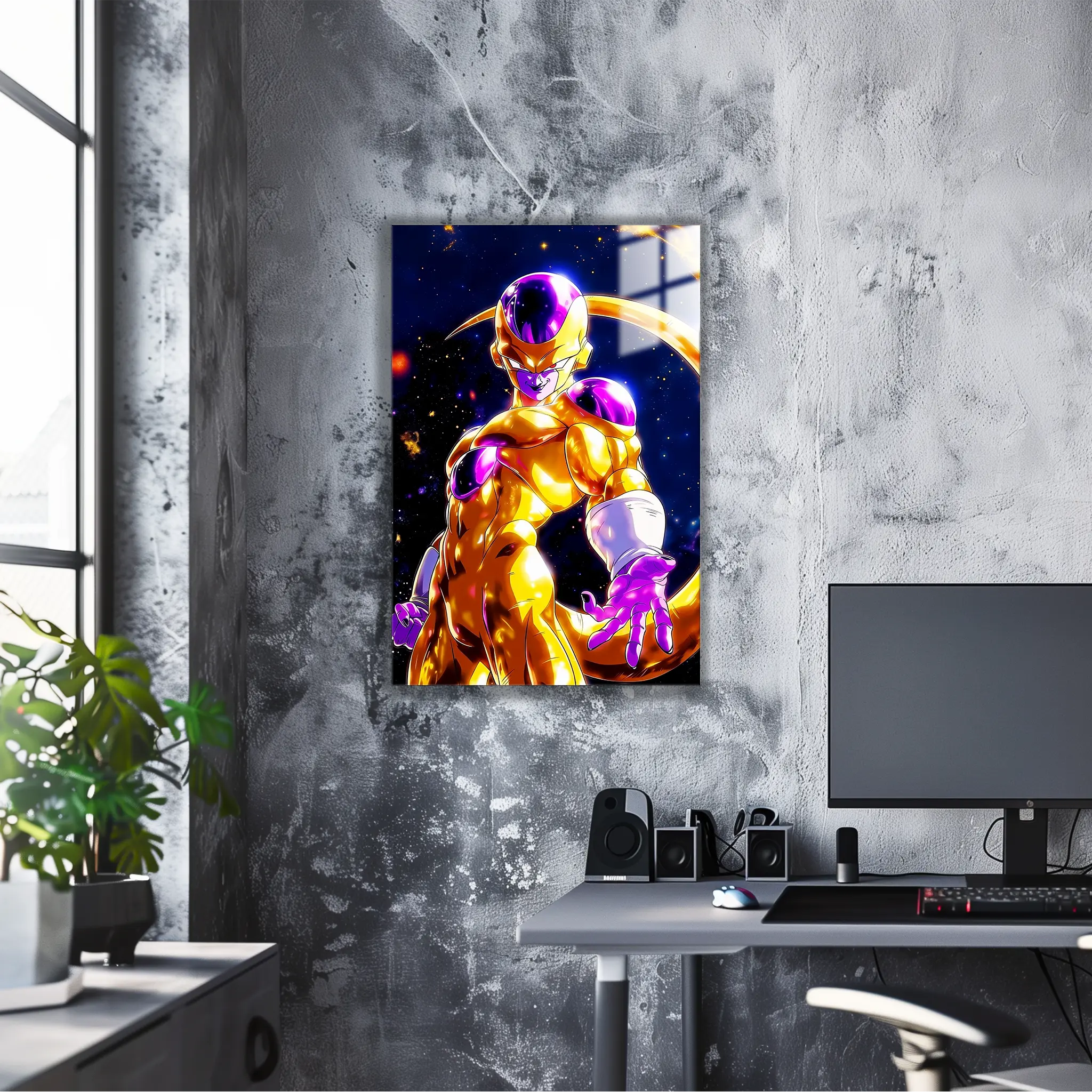 tableau-dragon-ball-z-gold-freezer-dans-le-bureau | DreamWay