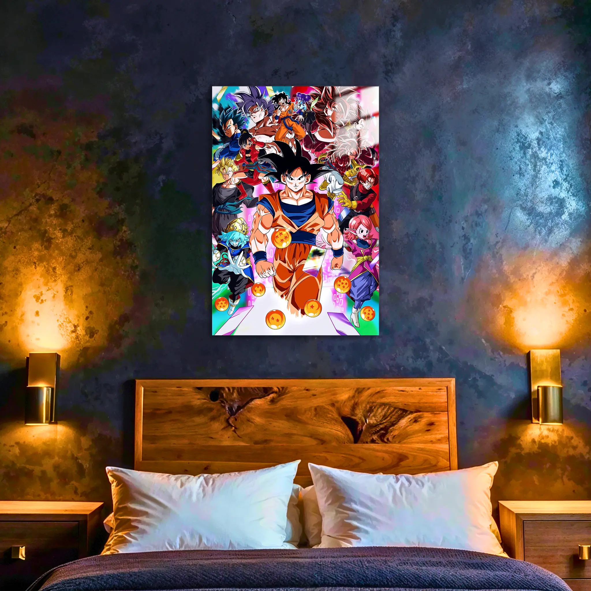 tableau-dragon-ball-z-heros-emblematiques-dans-la-chambre | DreamWay