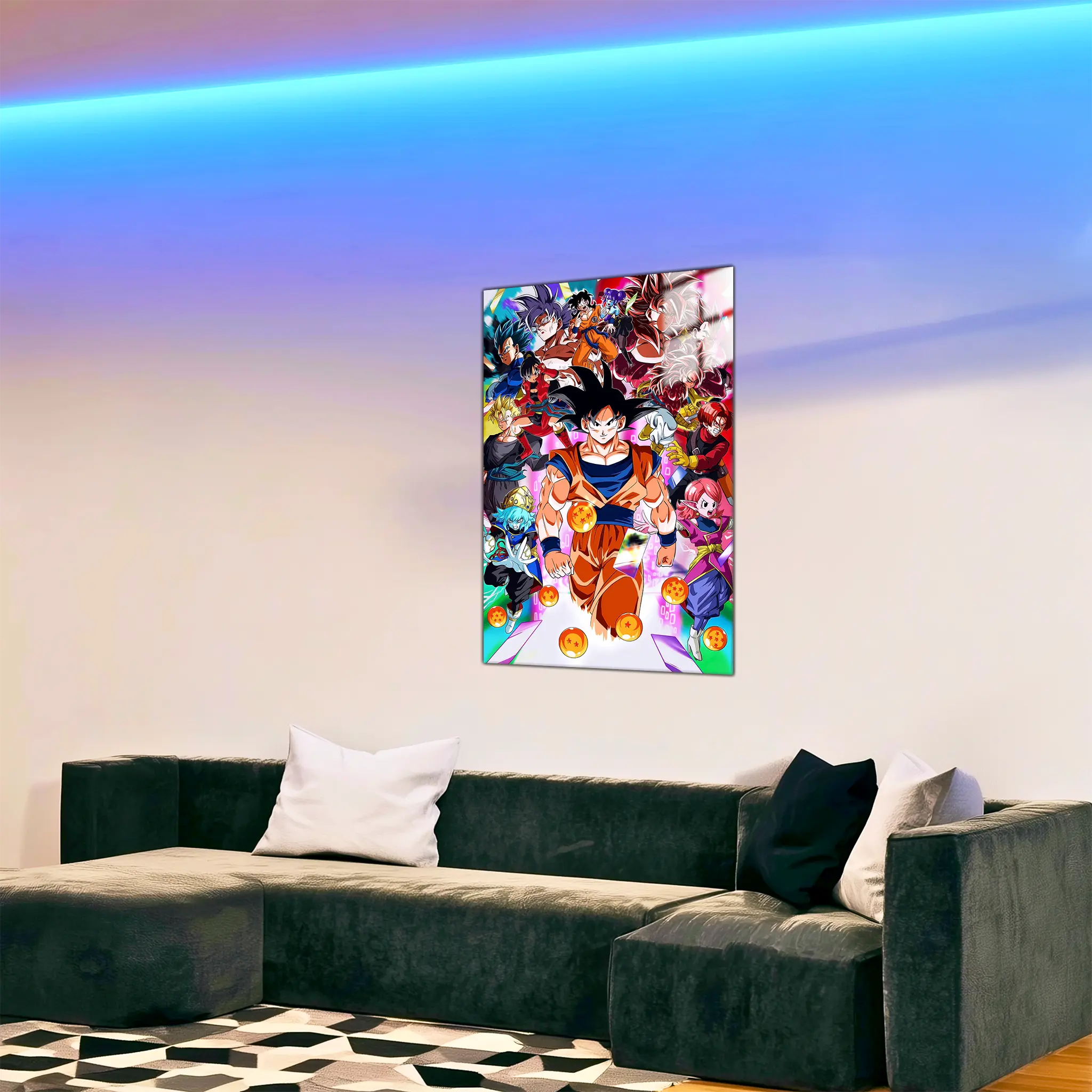 tableau-dragon-ball-z-heros-emblematiques-dans-le-salon | DreamWay