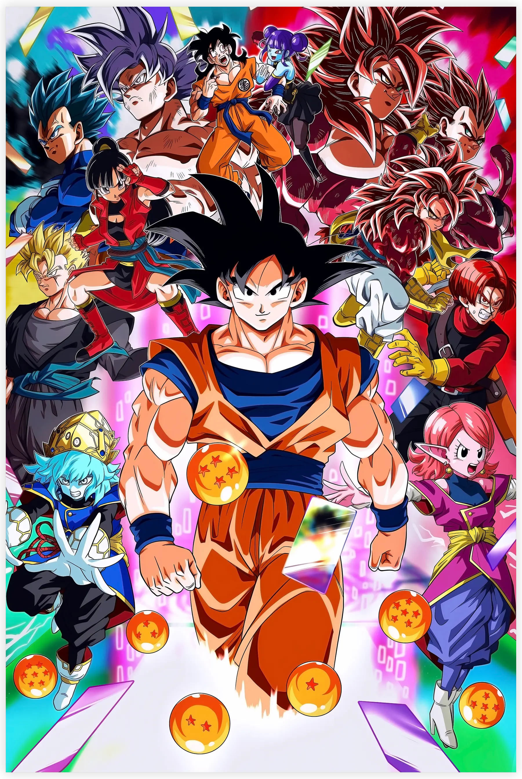 tableau-dragon-ball-z-heros-emblematiques | DreamWay