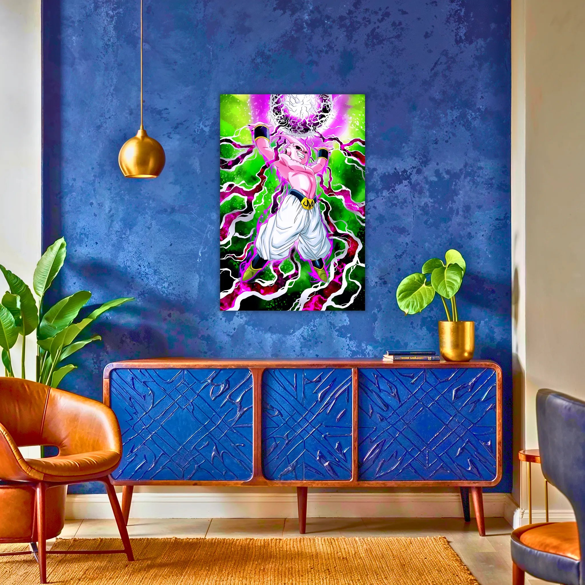 Tableau DBZ Majin Boo Attaque