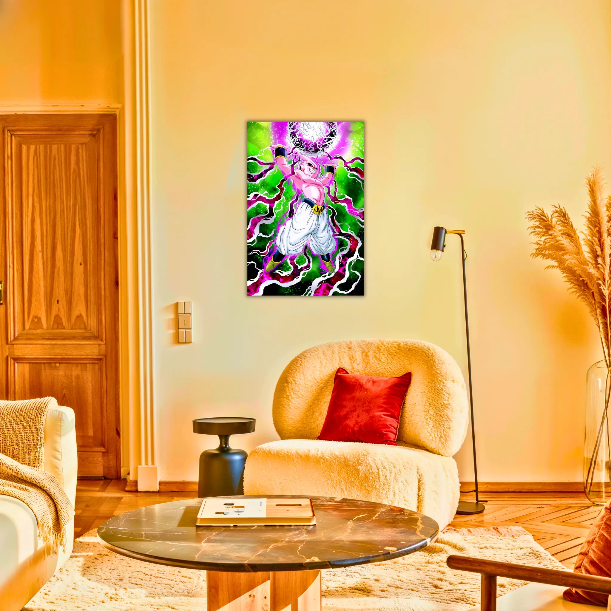 Tableau DBZ Majin Boo Attaque