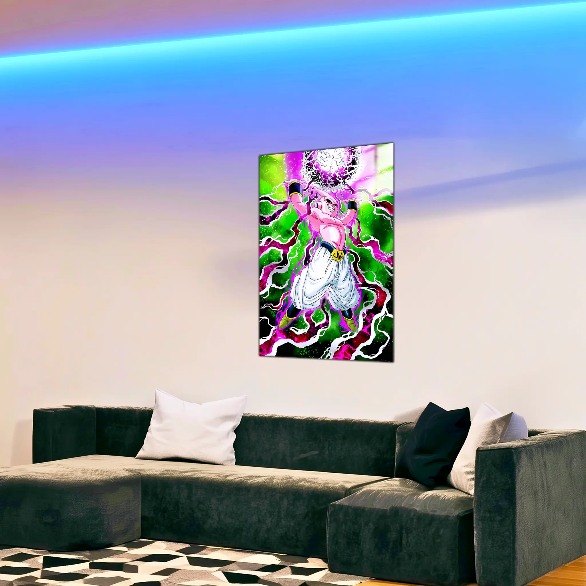 tableau-dragon-ball-z-majin-boo-attaque-dans-le-salon | DreamWay