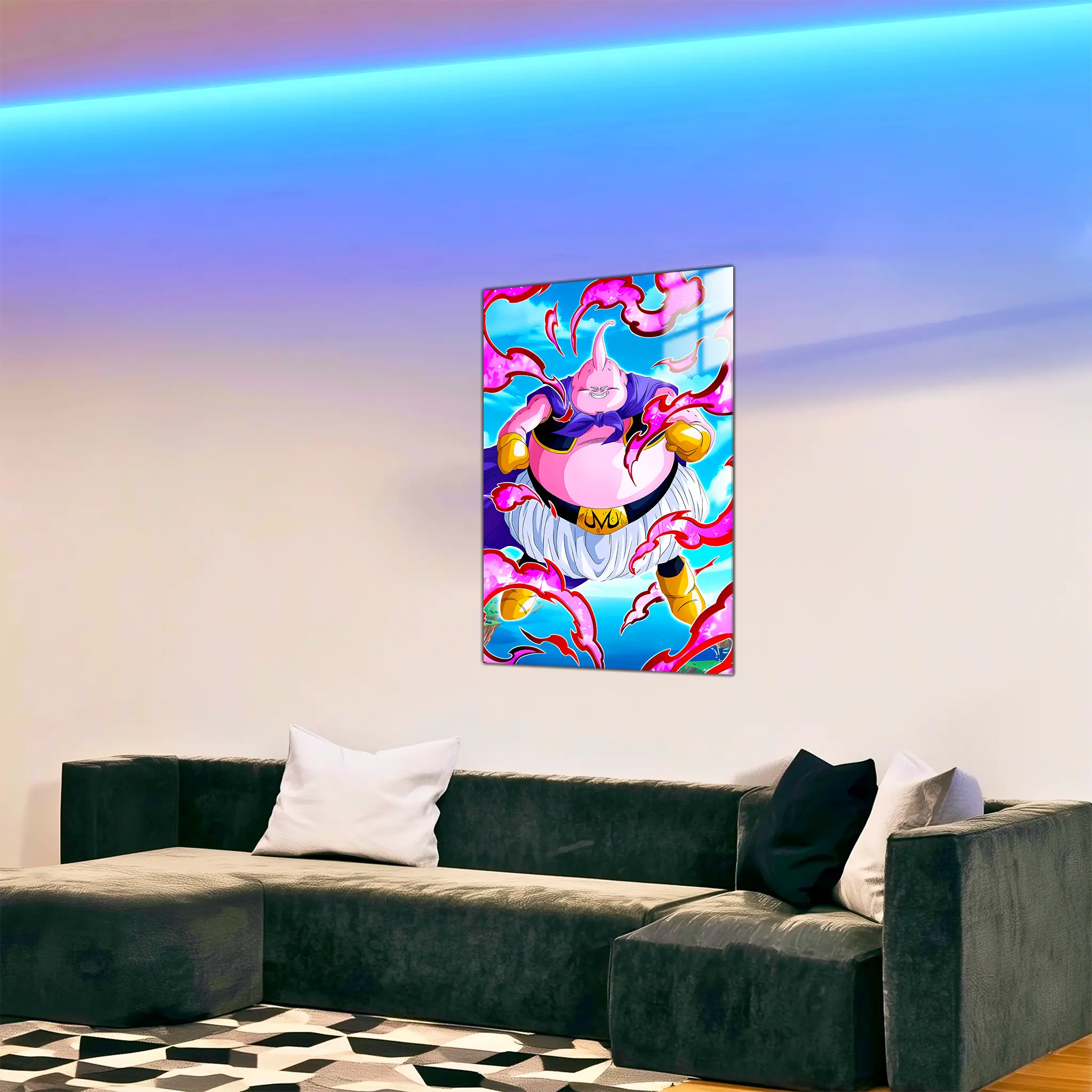 tableau-dragon-ball-z-majin-boo-dans-le-salon | DreamWay