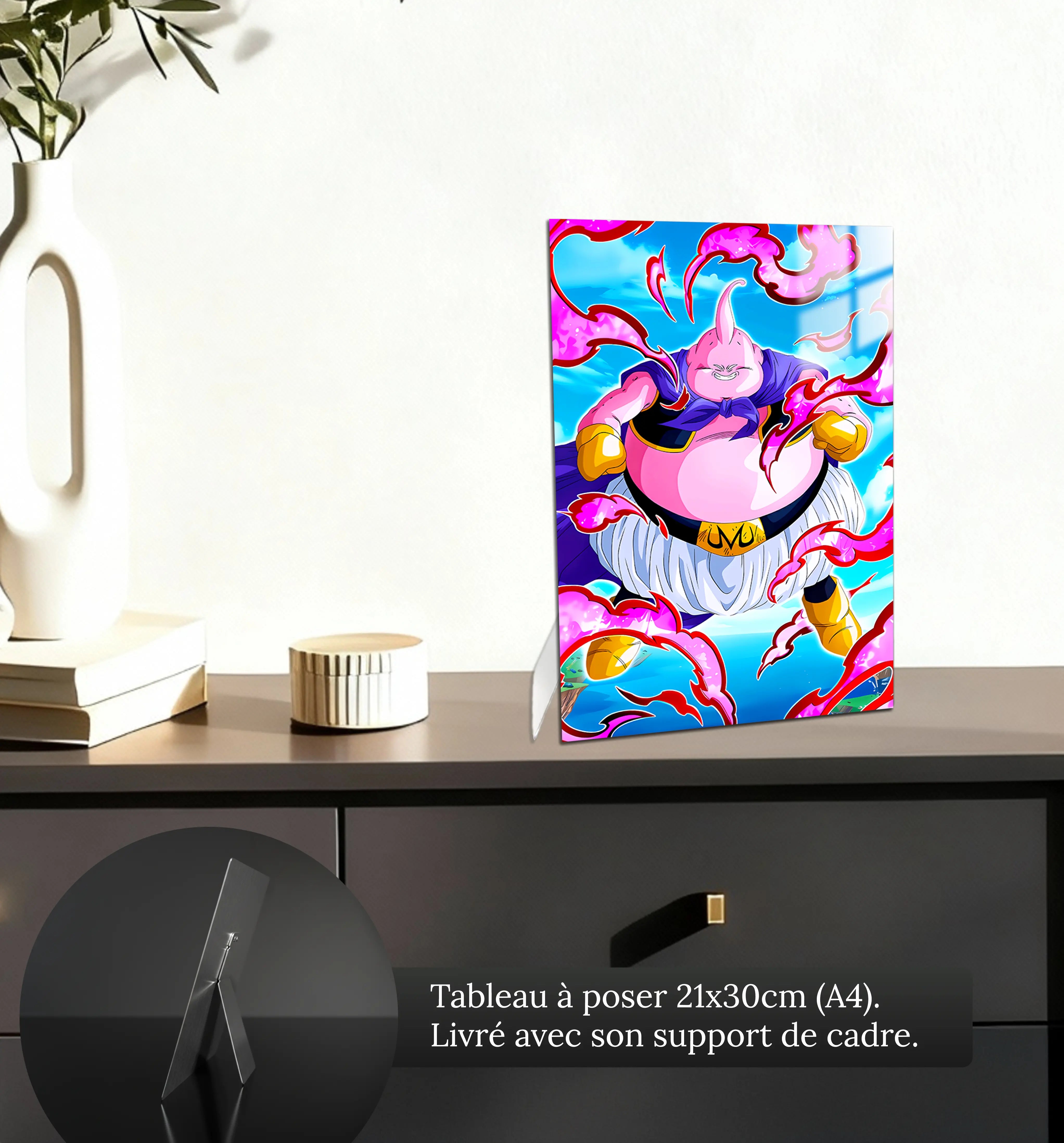 tableau-dragon-ball-z-majin-boo-petit-format-a-poser-sur-meuble | DreamWay
