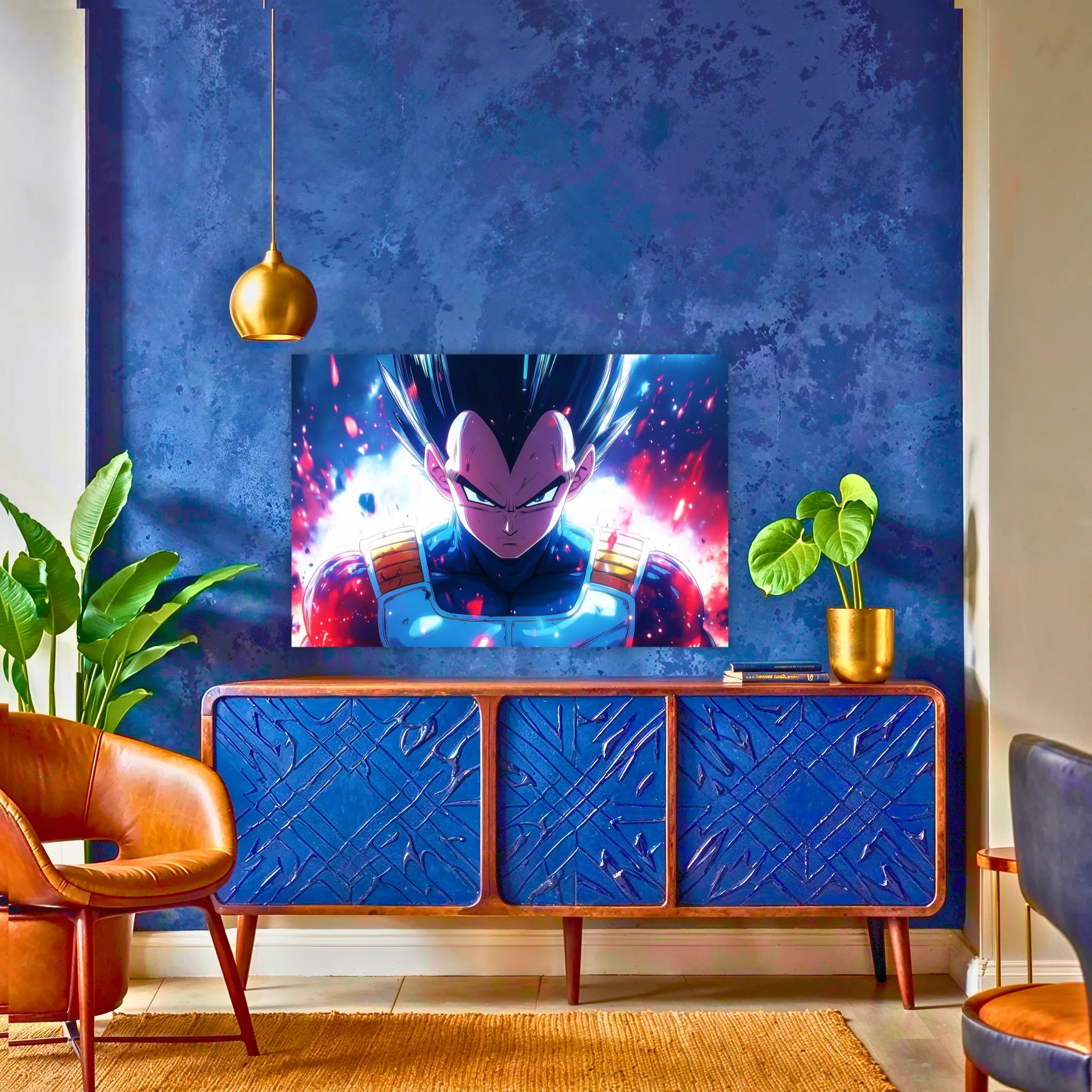 Tableau DBZ Portrait Vegeta
