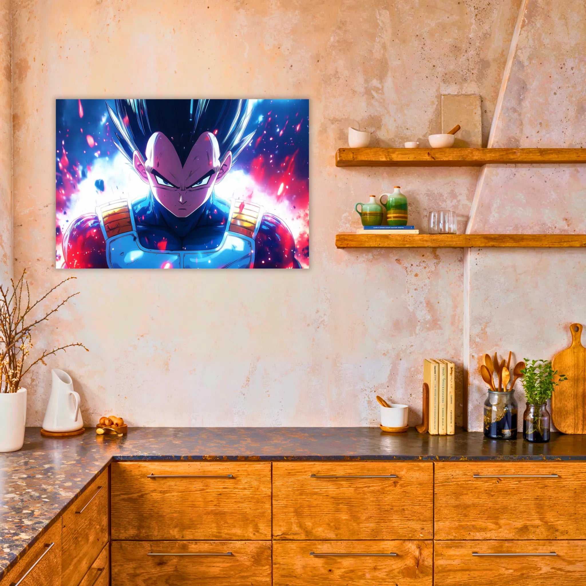 Tableau DBZ Portrait Vegeta