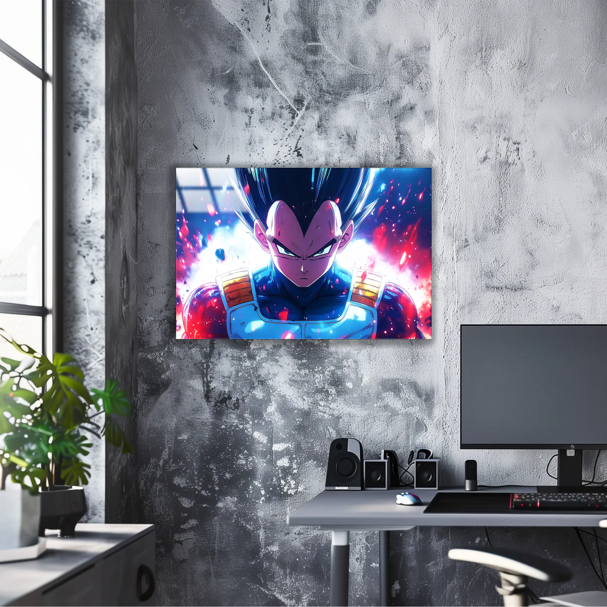tableau-dragon-ball-z-portrait-vegeta | DreamWay