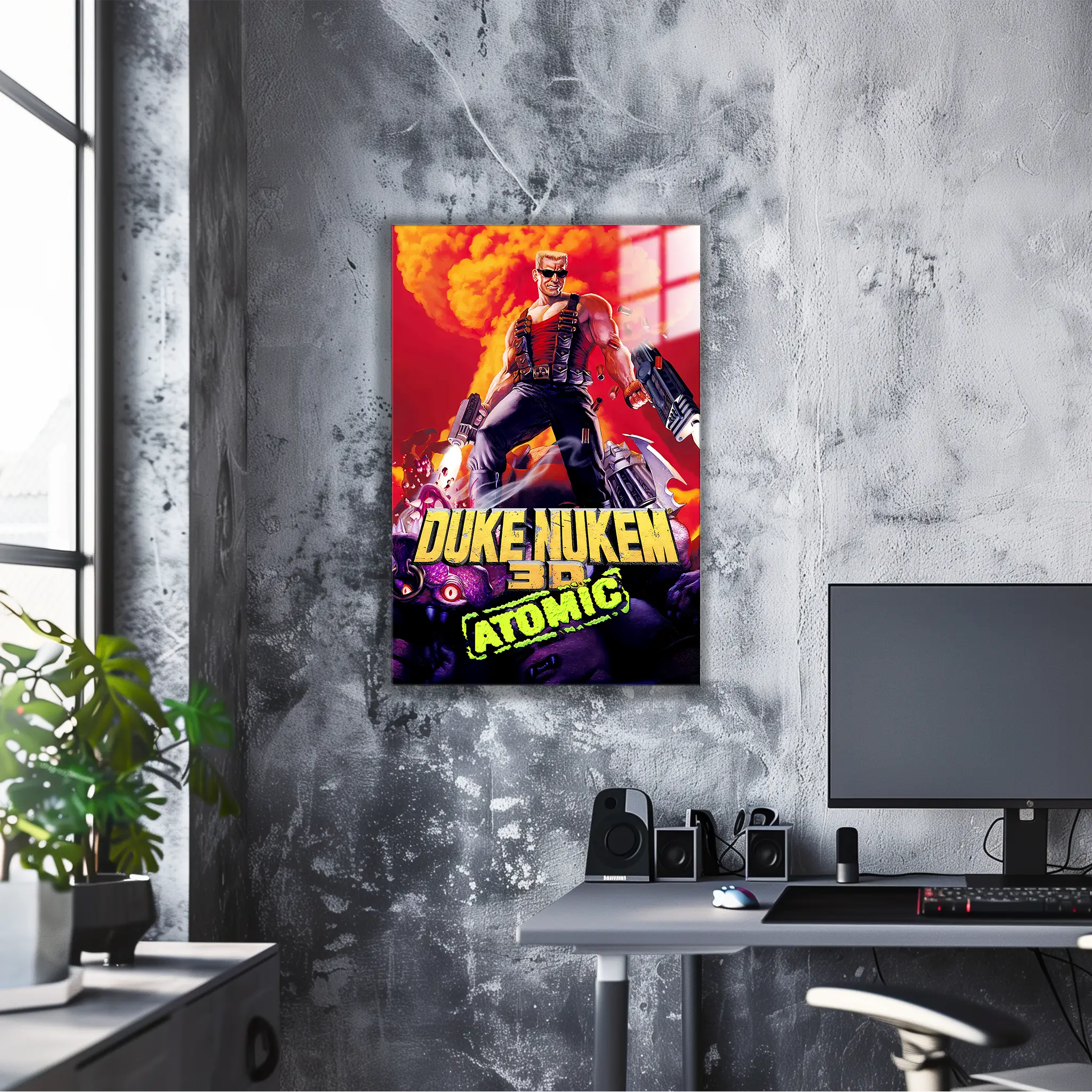 Tableau Duke Nukem Affiche