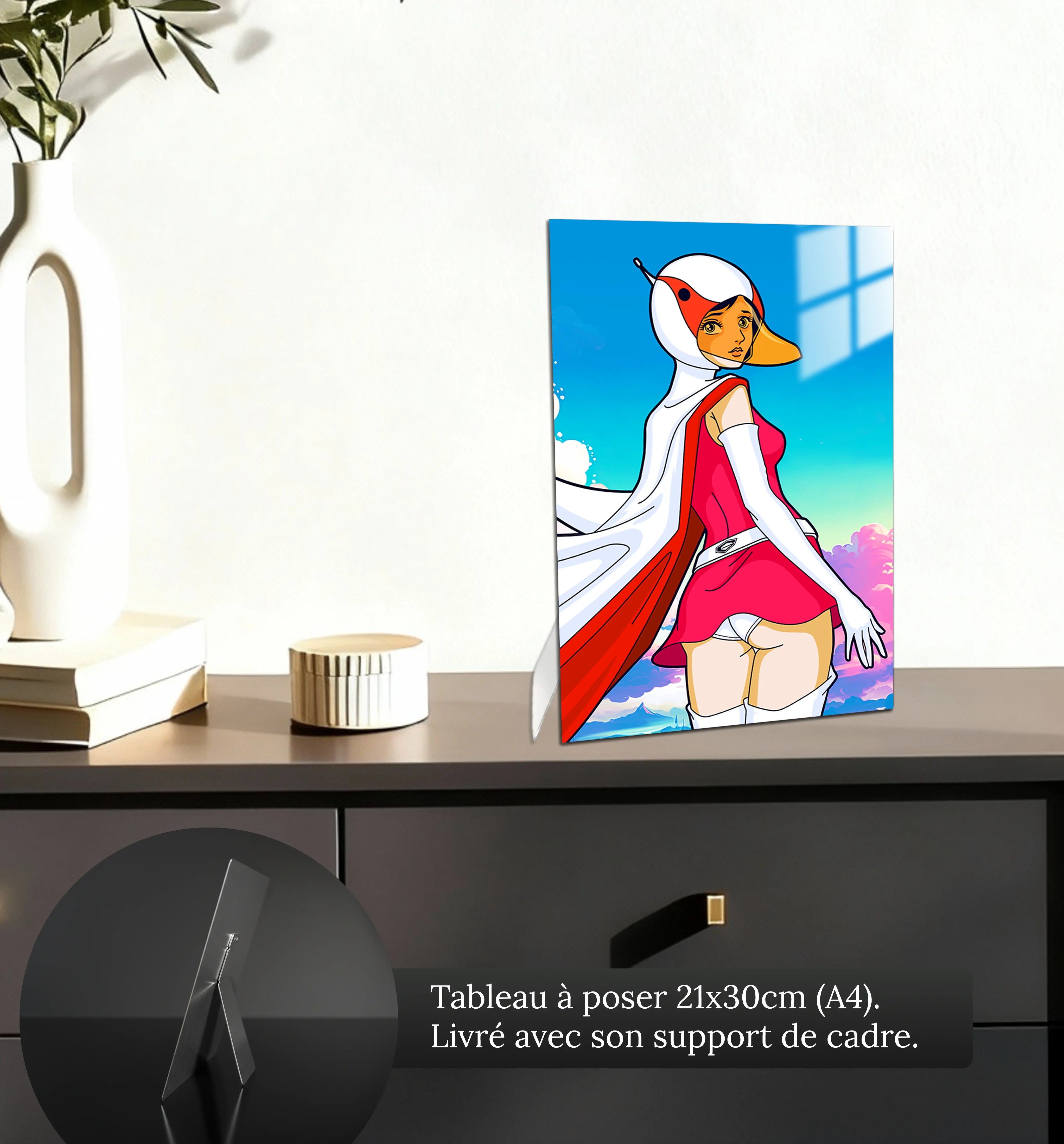 tableau-eagle-riders-swan-portrait-petit-format-a-poser-sur-meuble | DreamWay