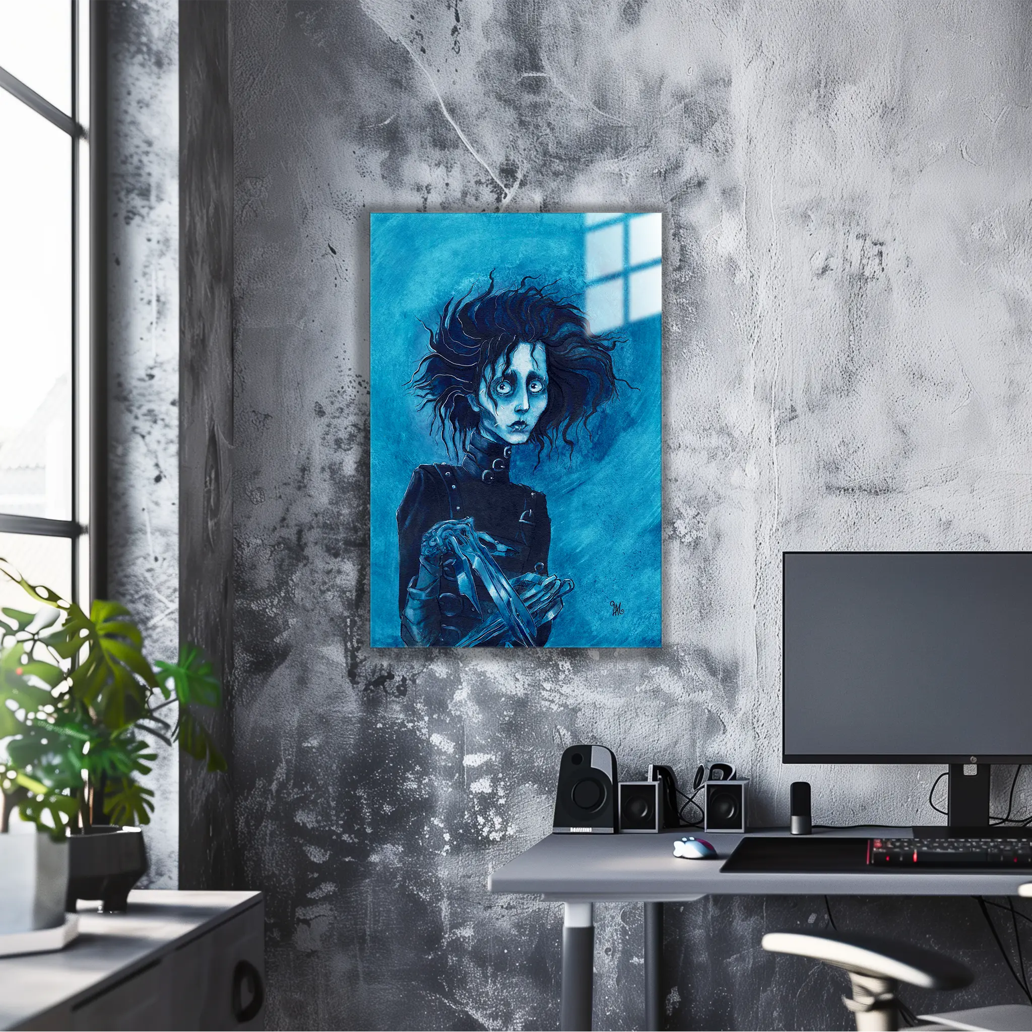 tableau-edward-aux-mains-argent | DreamWay