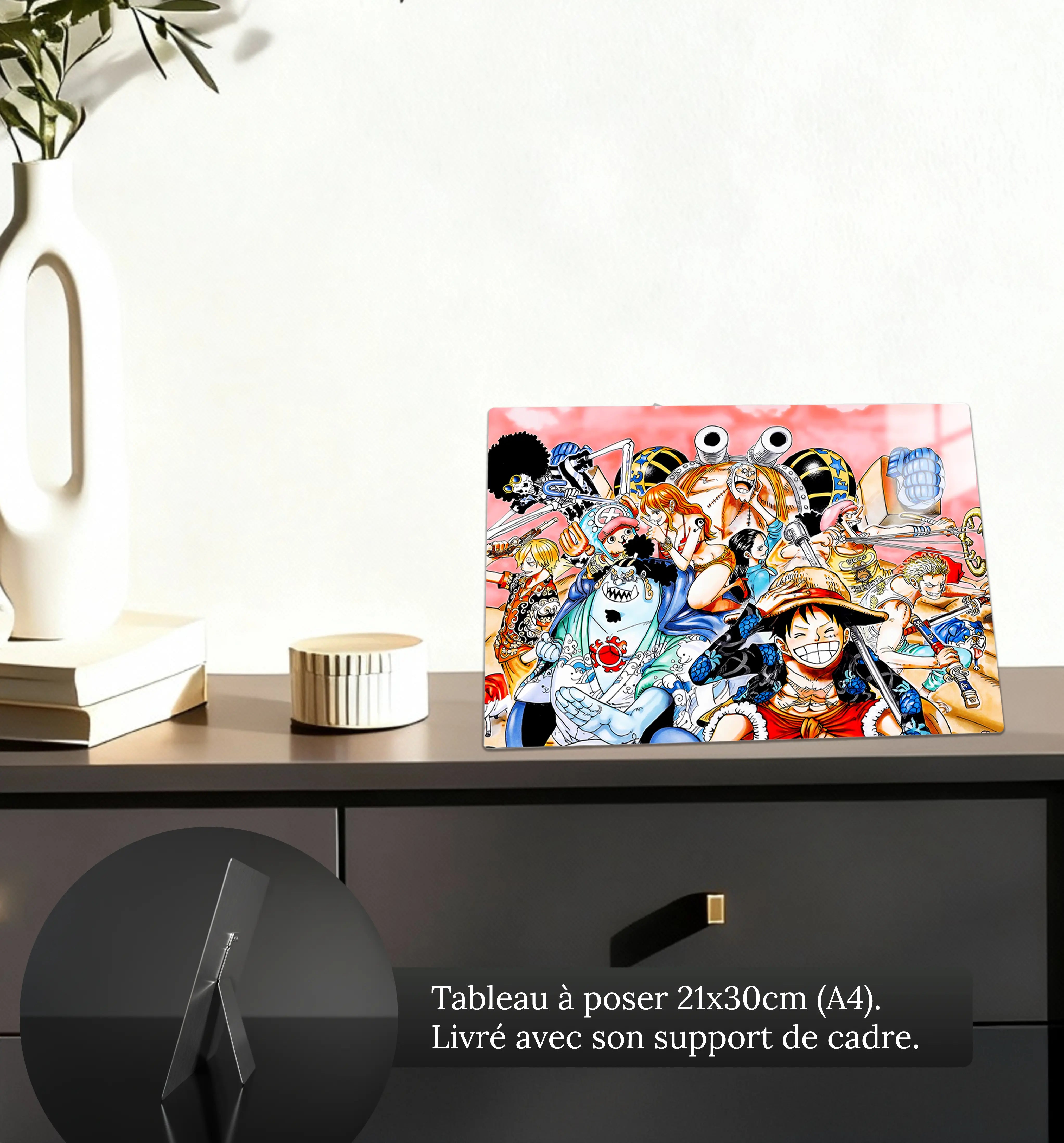 tableau-equipage-du-chapeau-de-paille-petit-format-a-poser-sur-meuble | DreamWay