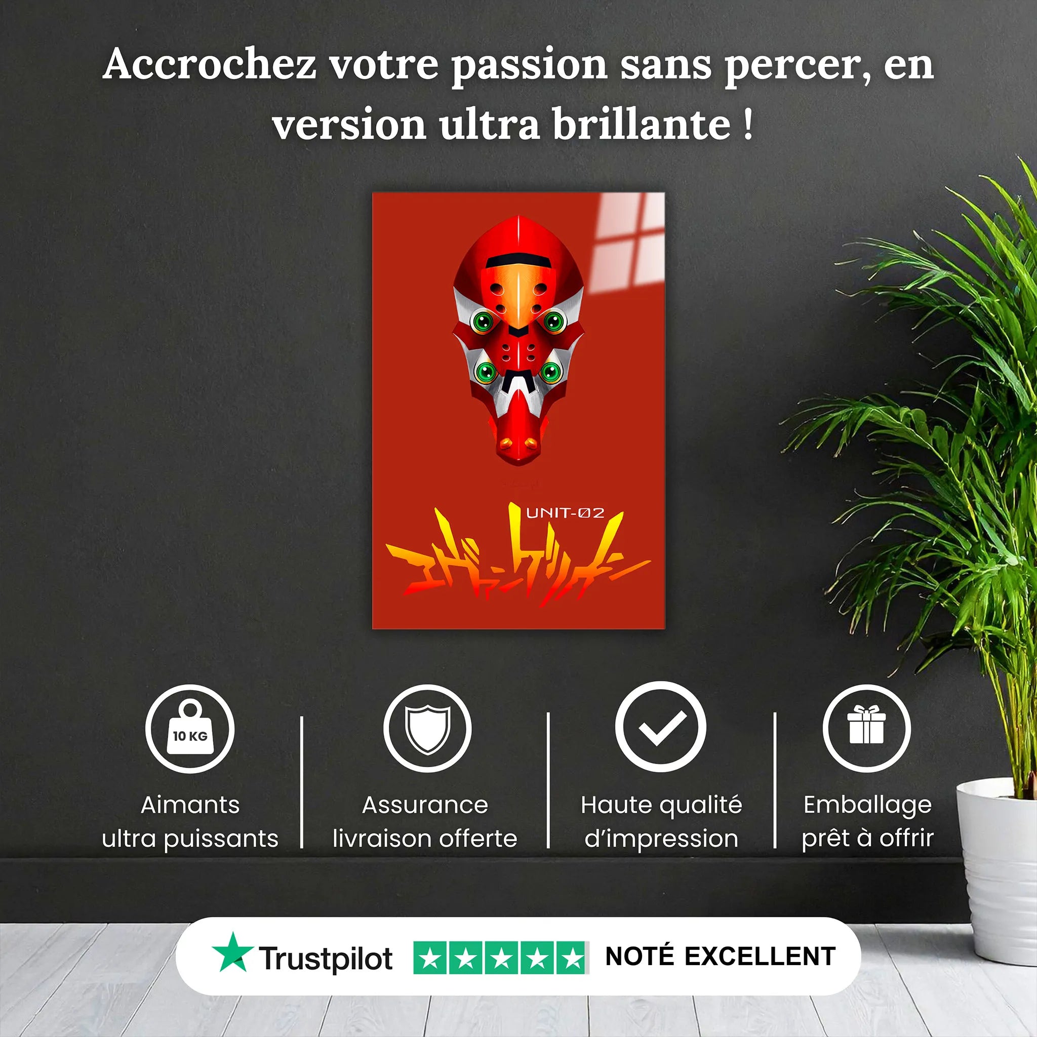 Tableau Eva 00 Rouge