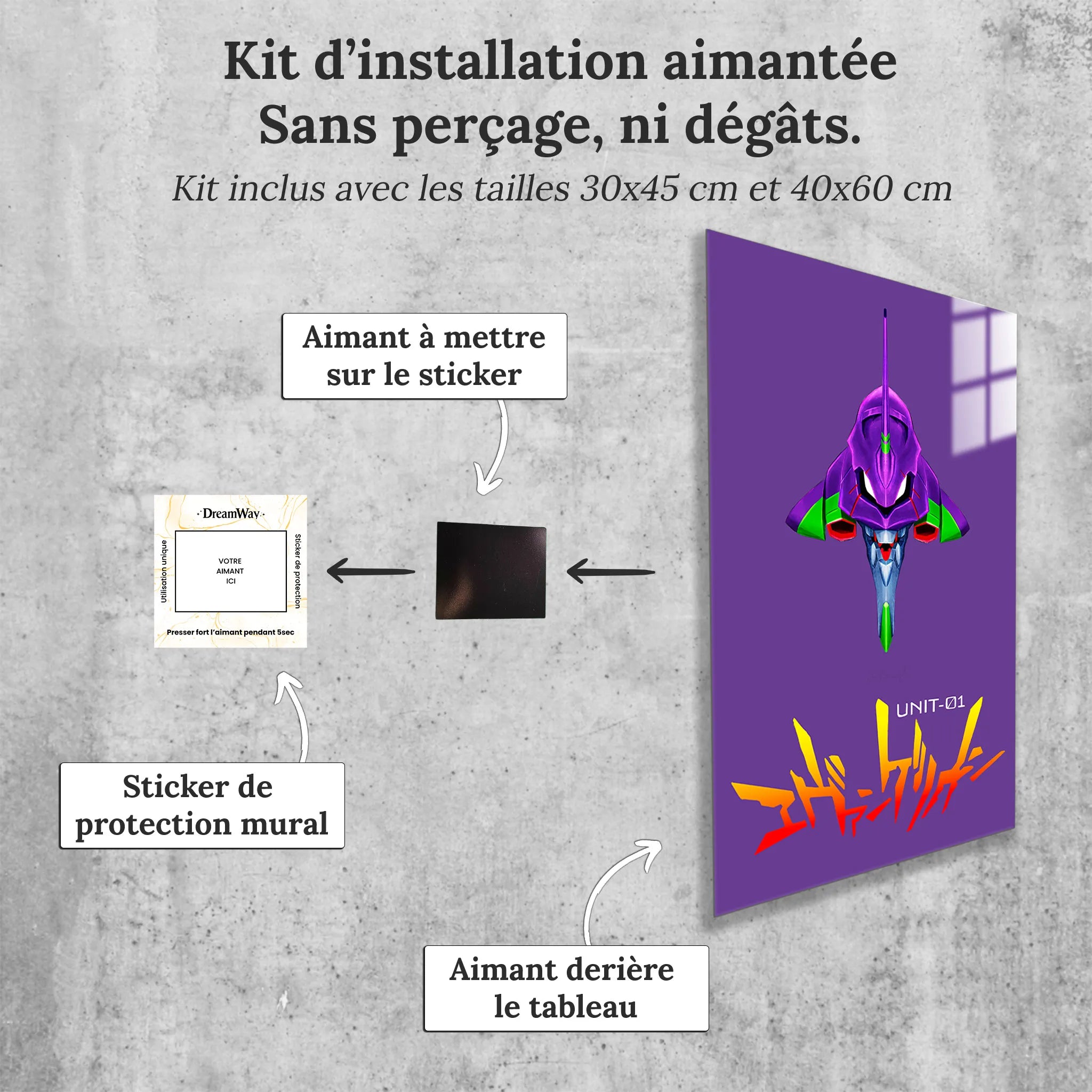 Tableau Eva 01 Violet