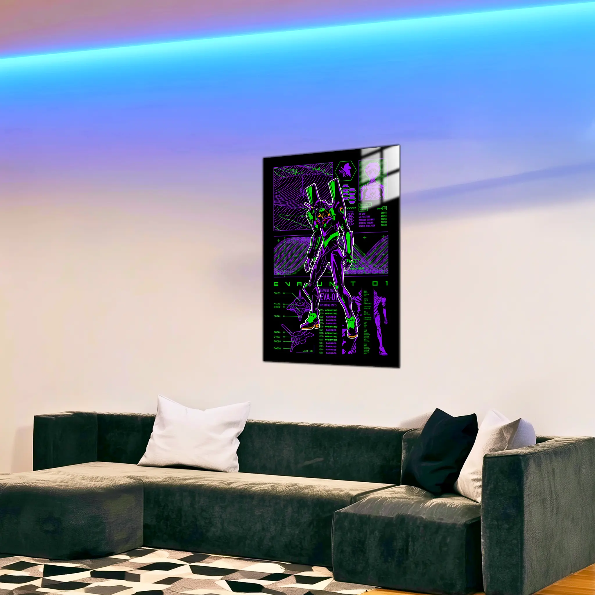 tableau-eva-unit-01-dans-le-salon | DreamWay