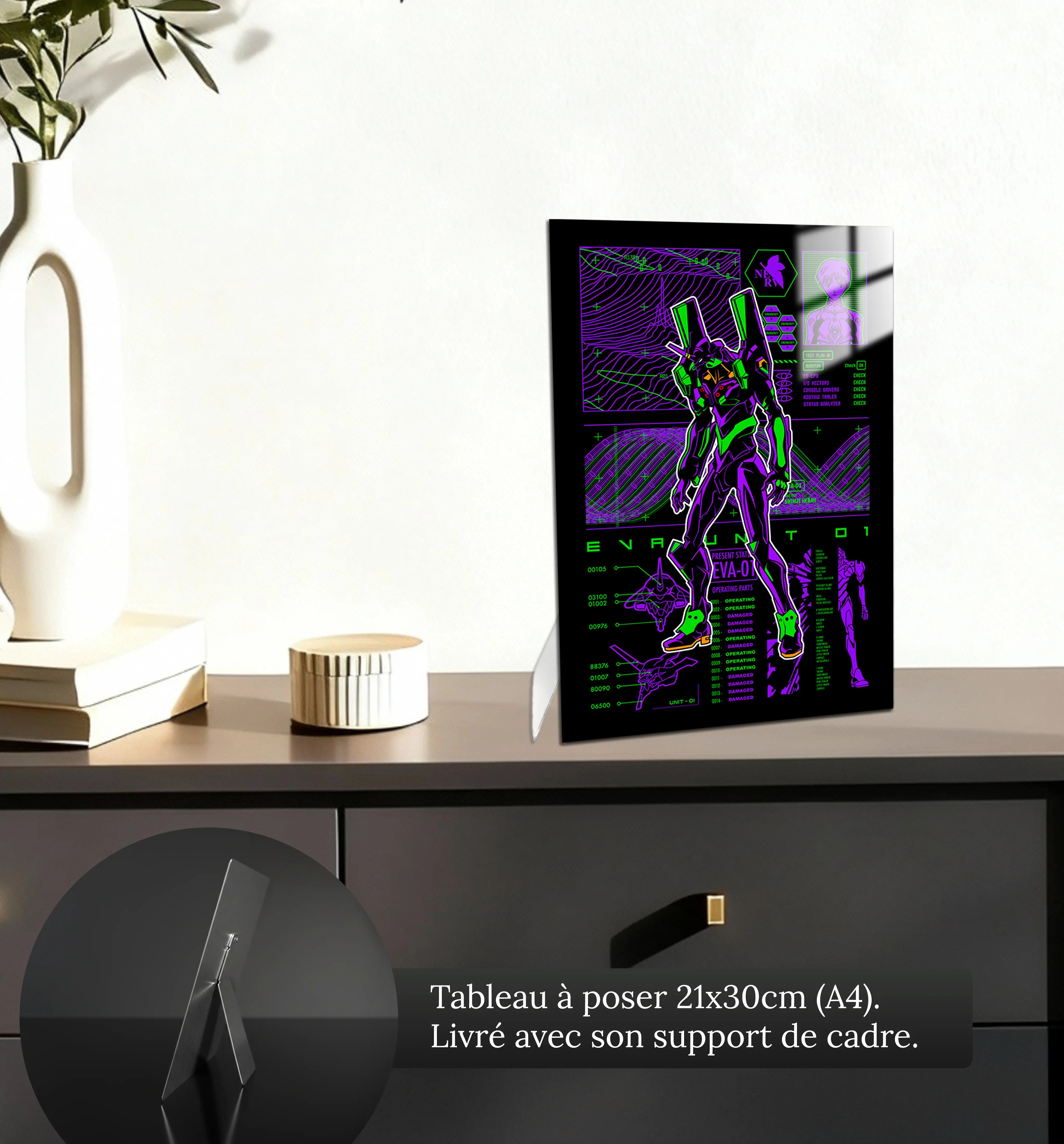 tableau-eva-unit-01-petit-format-a-poser-sur-meuble | DreamWay