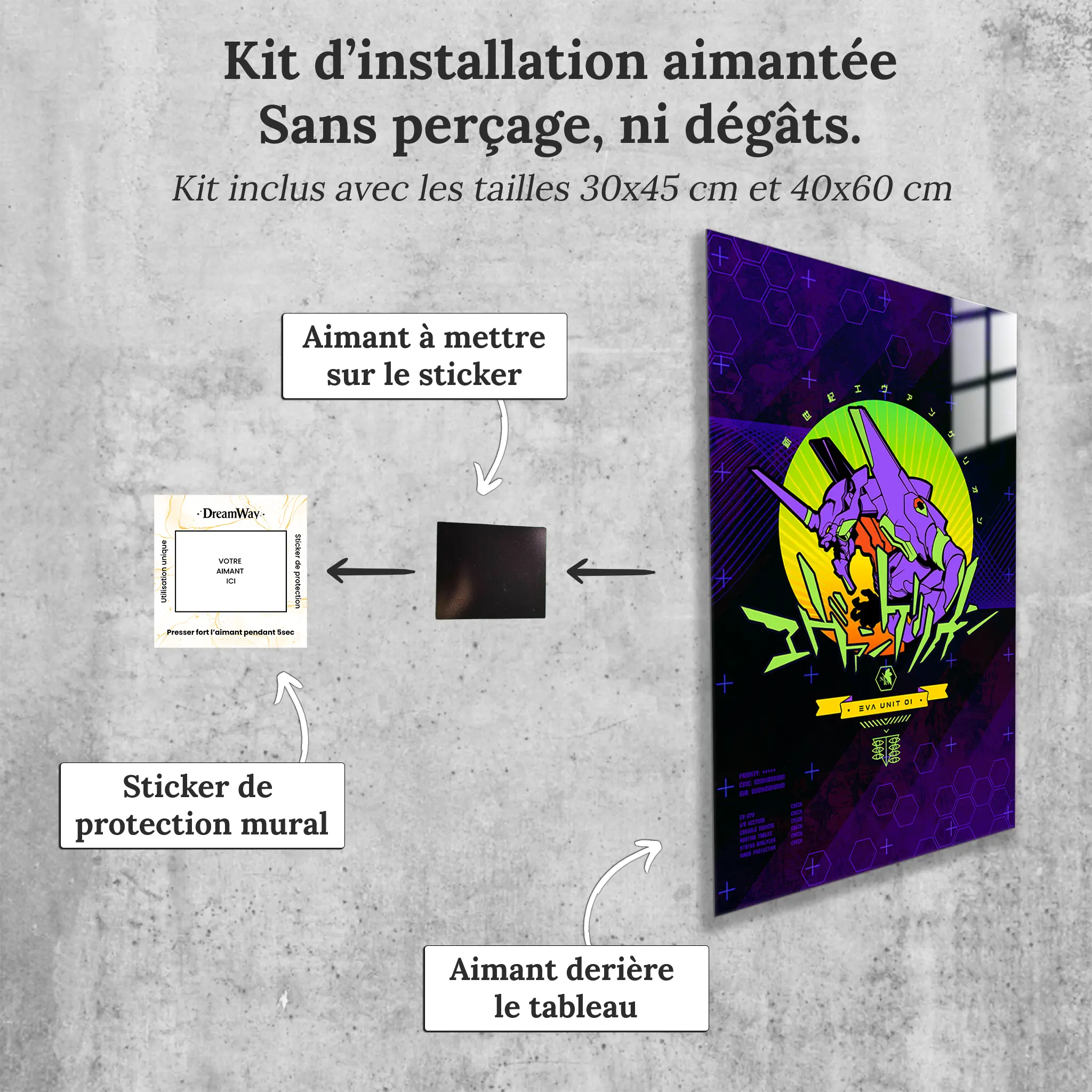tableau-eva-vintage-avec-installation-aimantee | DreamWay