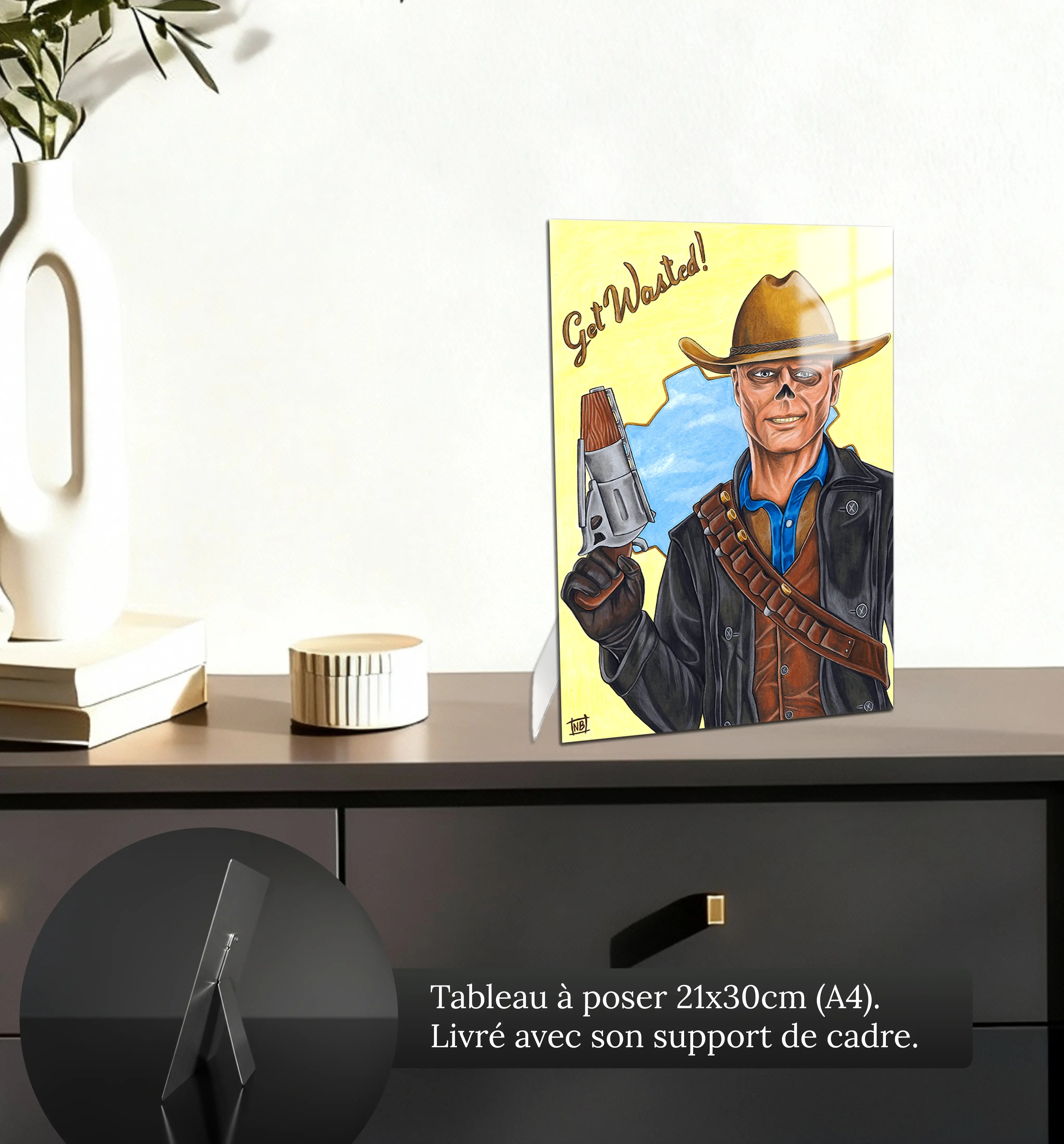 tableau-fallout-la-goule-petit-format-a-poser-sur-meuble | DreamWay