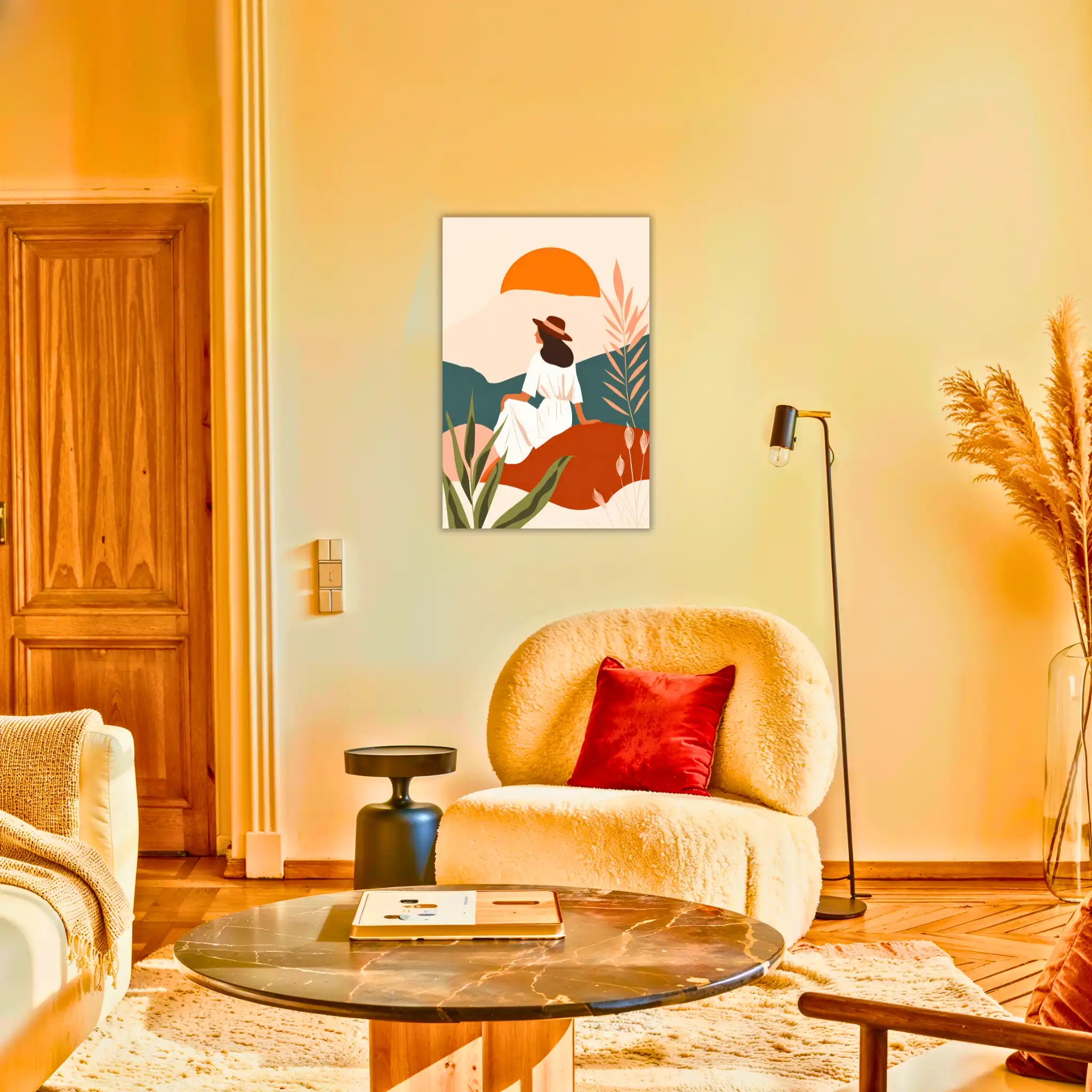 tableau-femme-boheme-au-salon | DreamWay