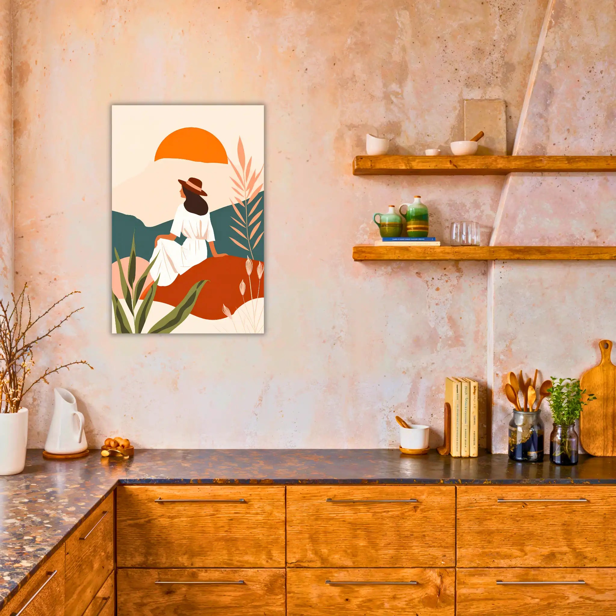 tableau-femme-boheme-dans-la-cuisine | DreamWay