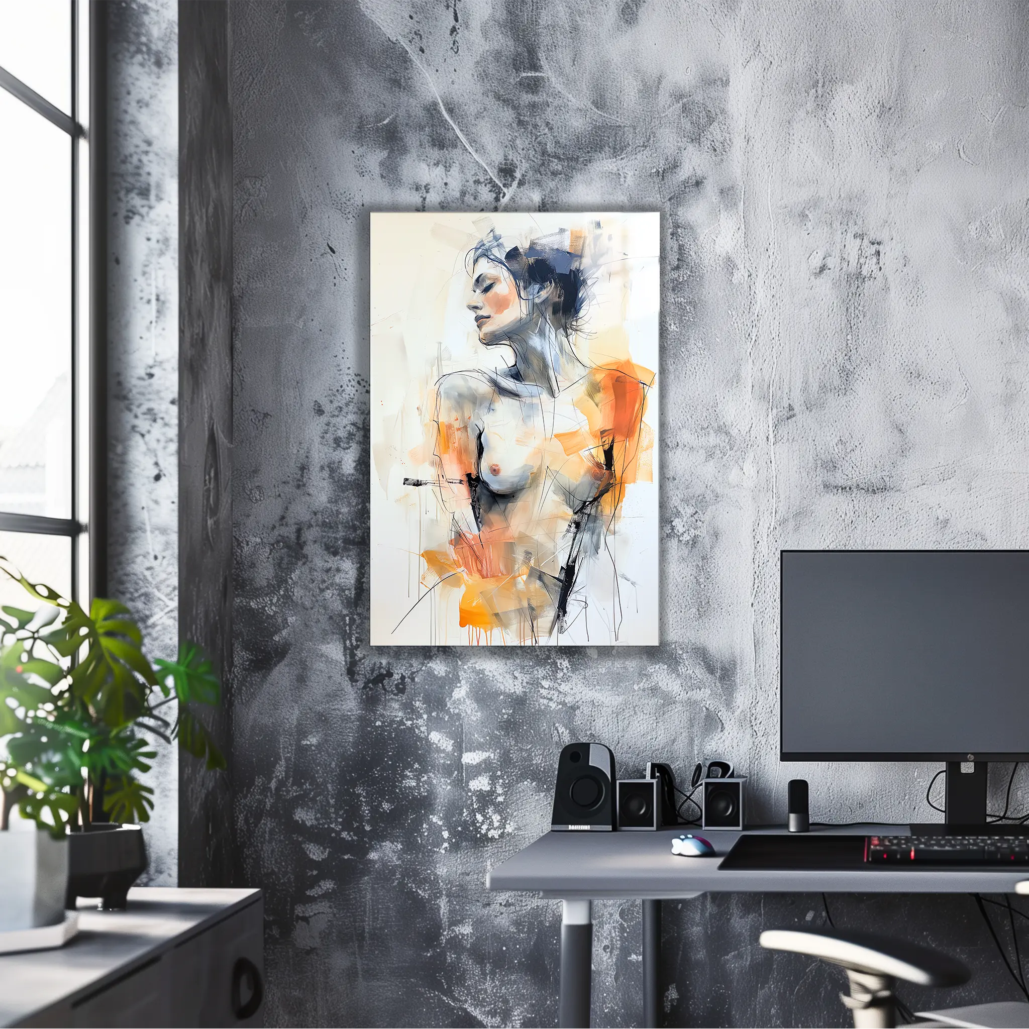 tableau-femme-nu-abstrait | DreamWay