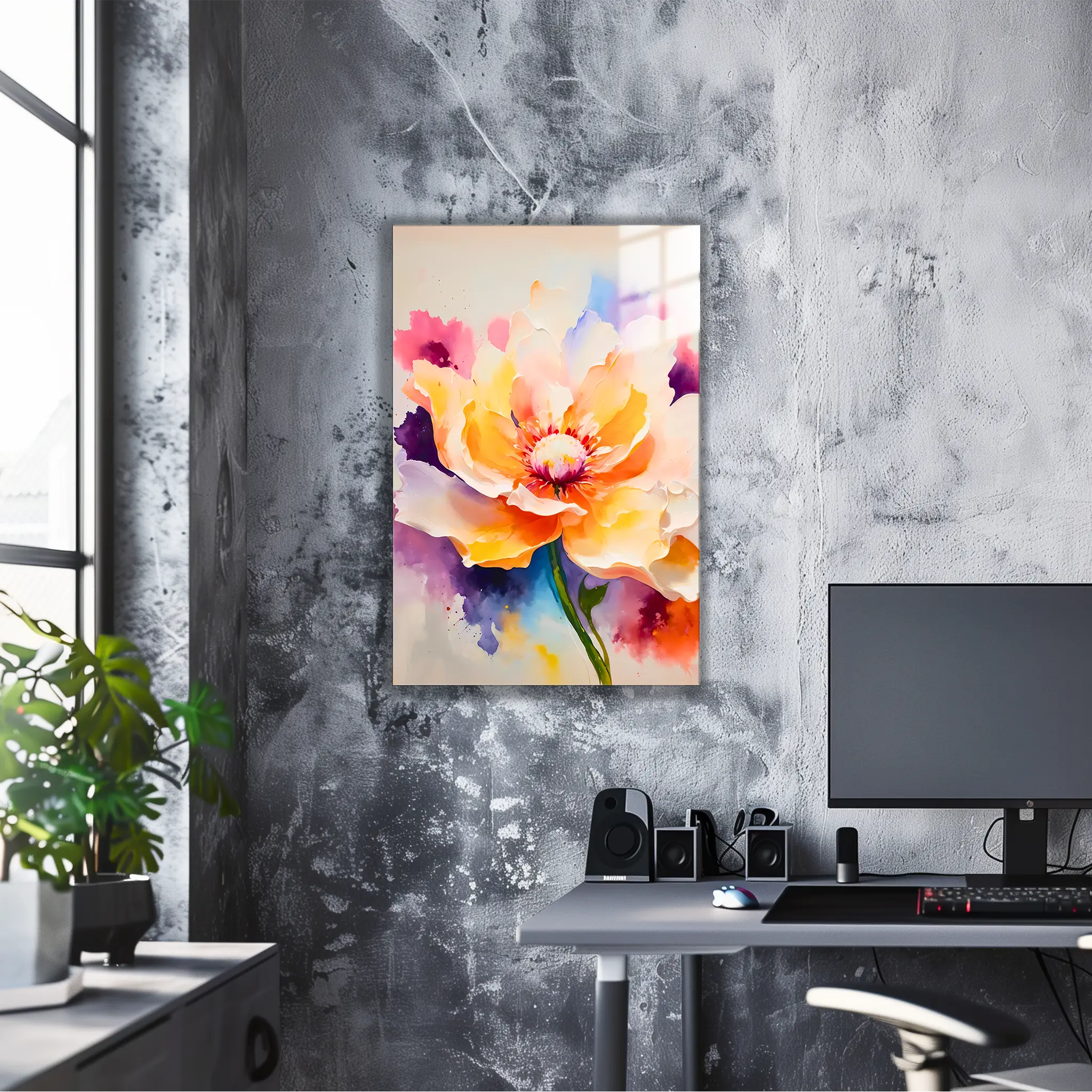 tableau-fleur-abstrait | DreamWay