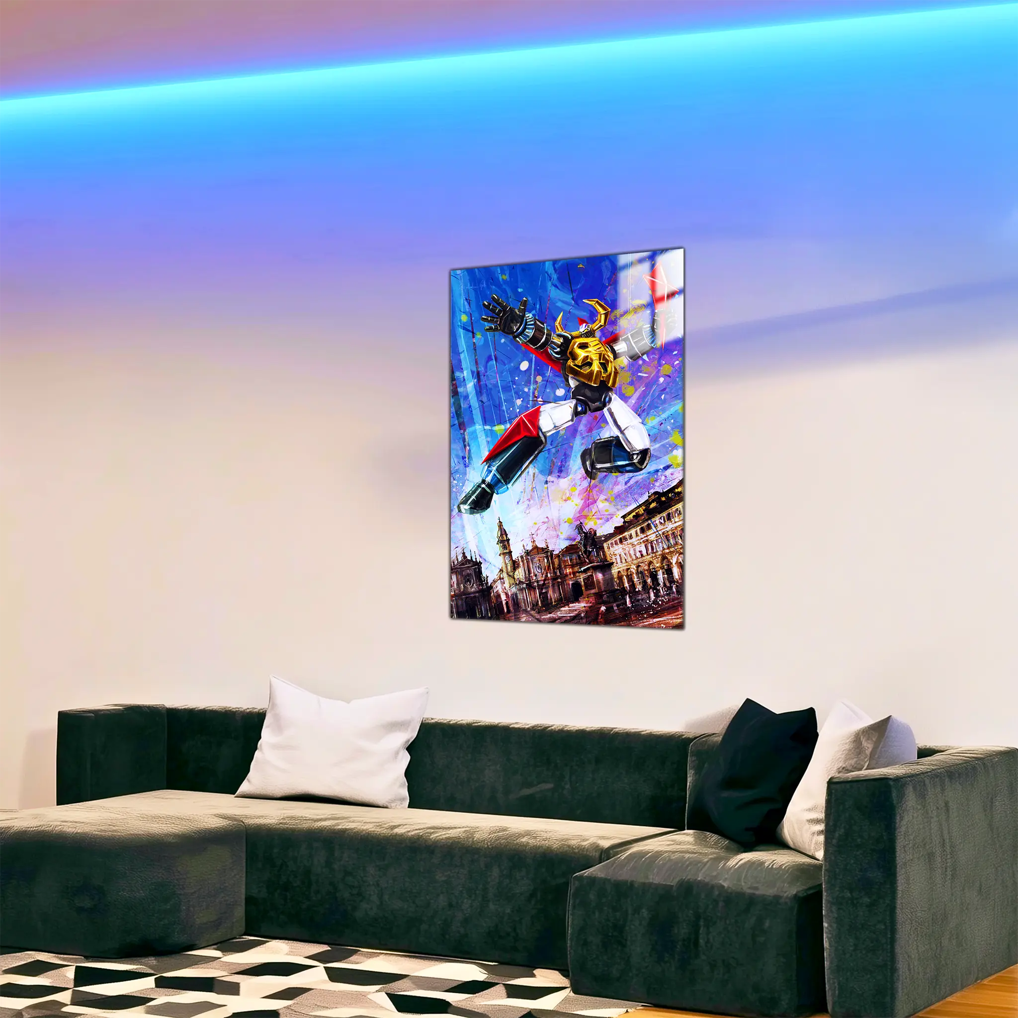 tableau-gaiking-turin-dans-le-salon | DreamWay