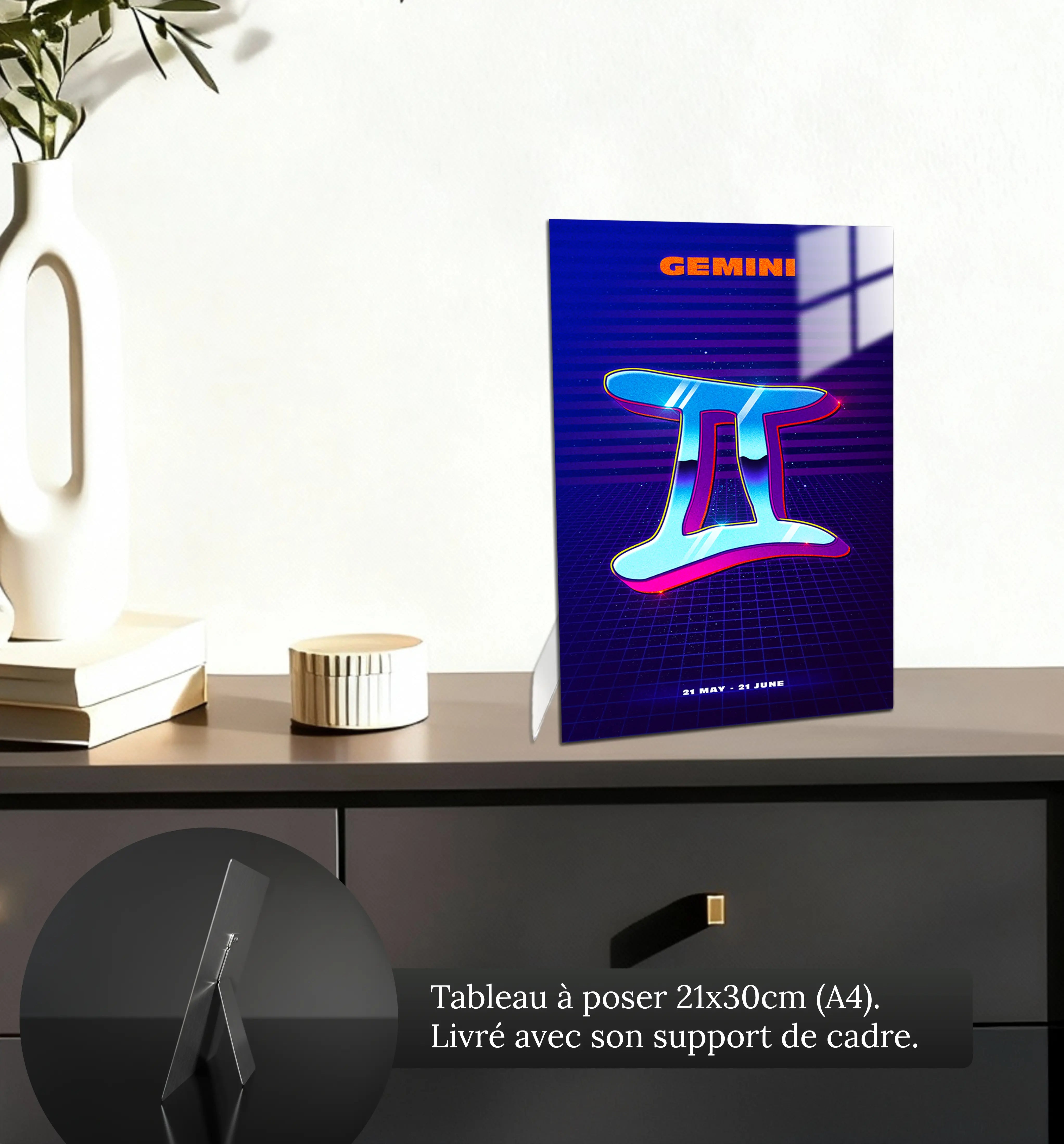 tableau-gemeau-retro-petit-format-a-poser-sur-meuble | DreamWay