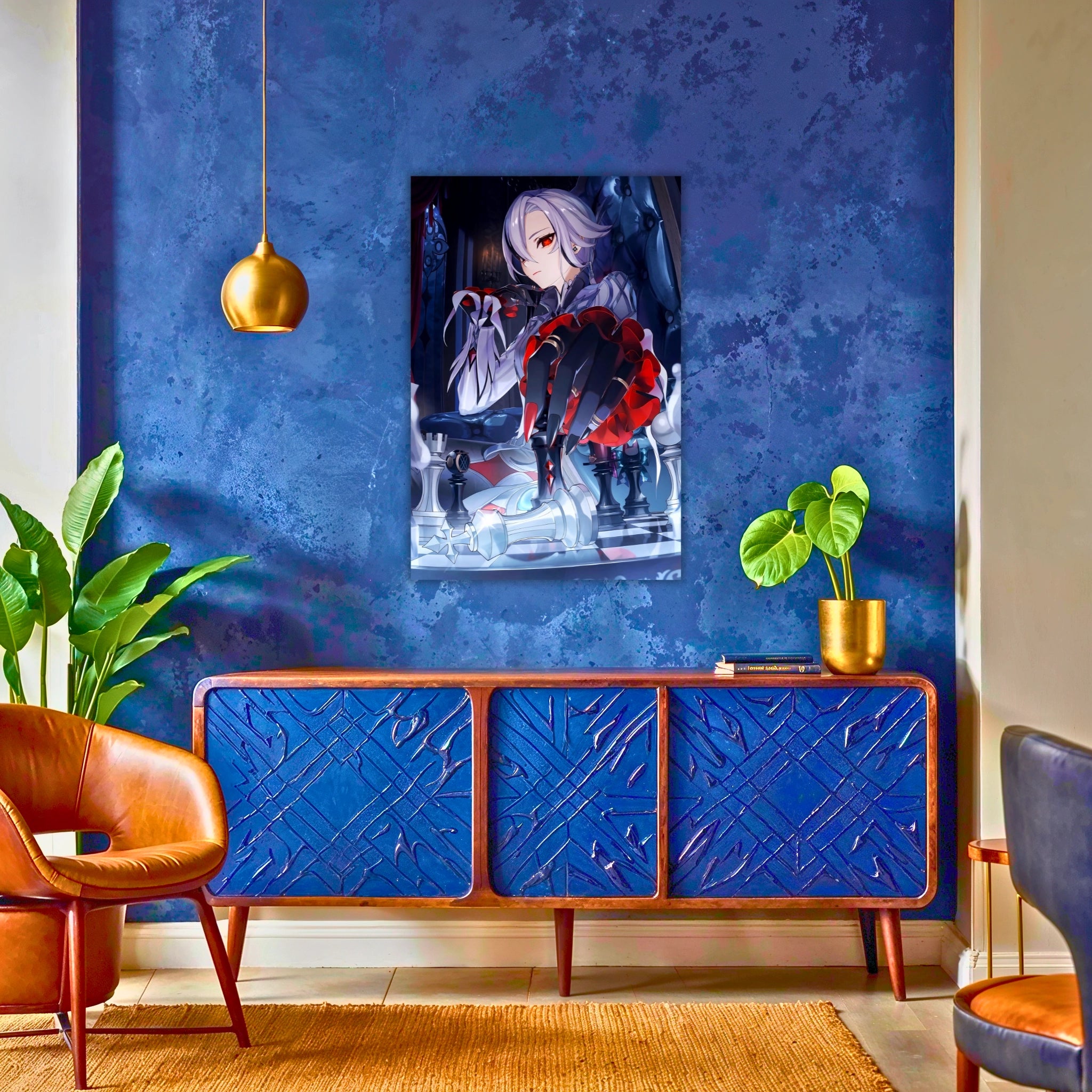 tableau-genshin-impact-arlecchino-au-dessus-du-buffet | DreamWay
