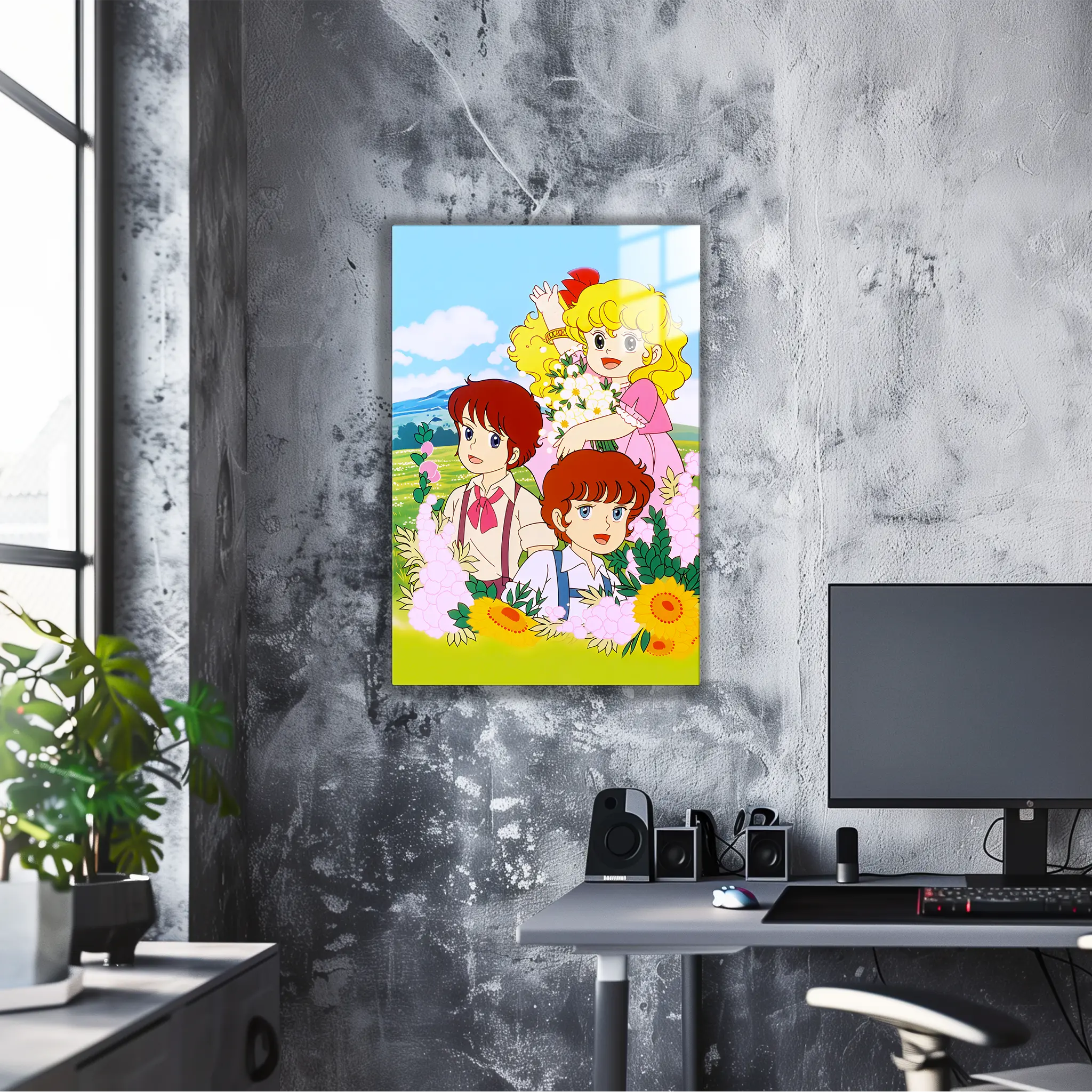 tableau-georgie-fleurie-dans-le-bureau | DreamWay