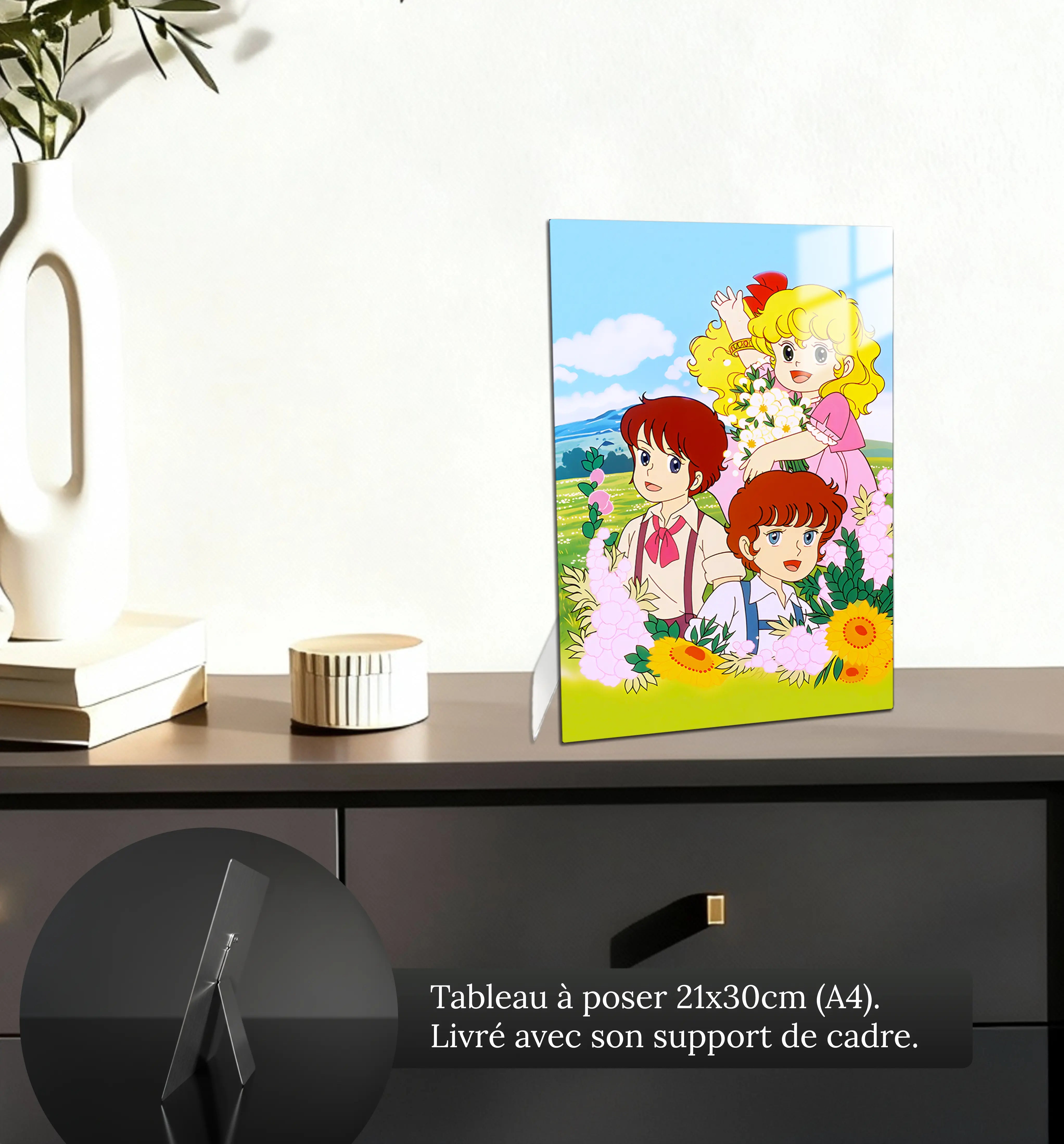 tableau-georgie-fleurie-petit-format-a-poser-sur-meuble | DreamWay