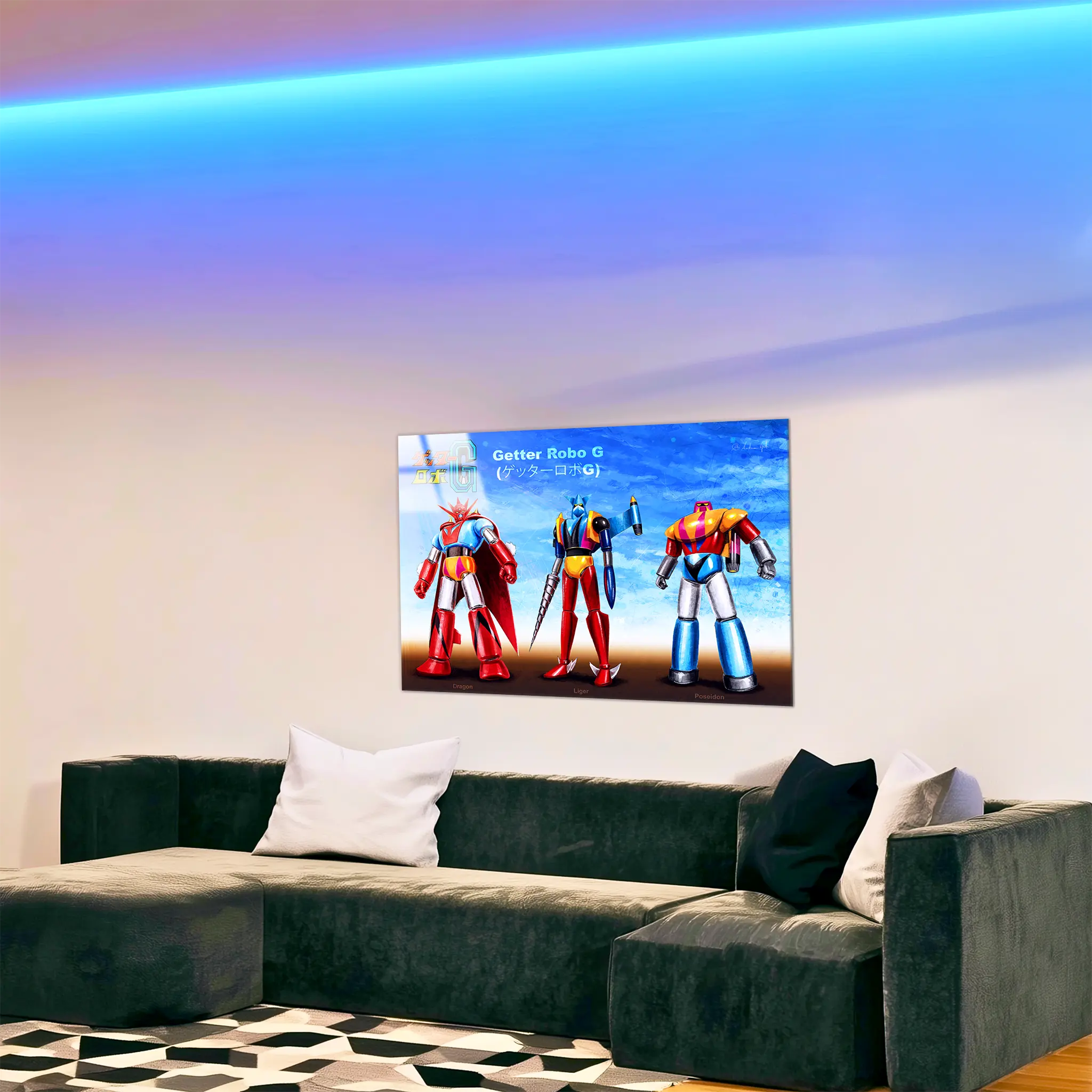 tableau-getter-g-dragon-liger-poseidon-dans-le-salon | DreamWay