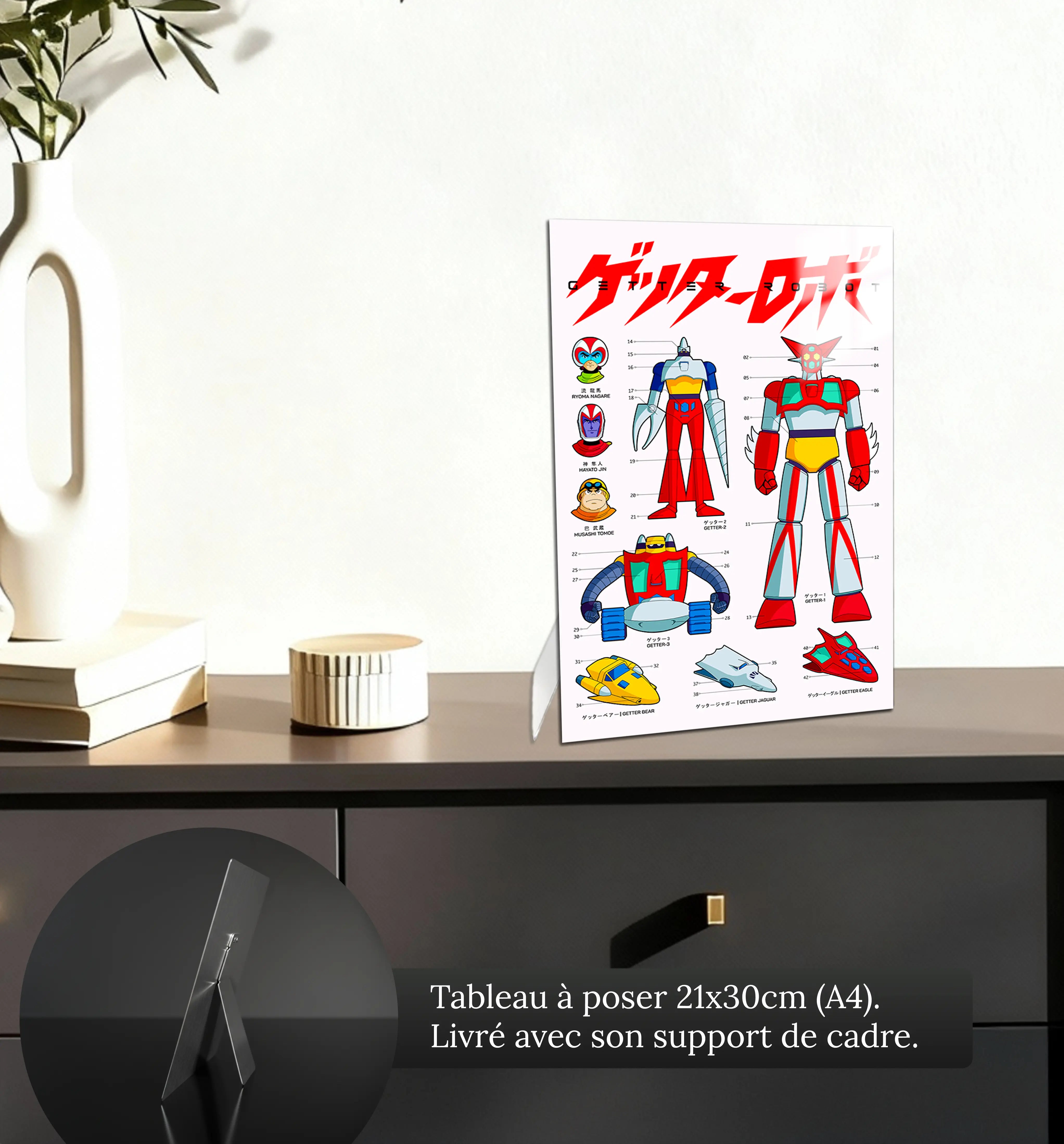 Tableau Getter Robo Affiche