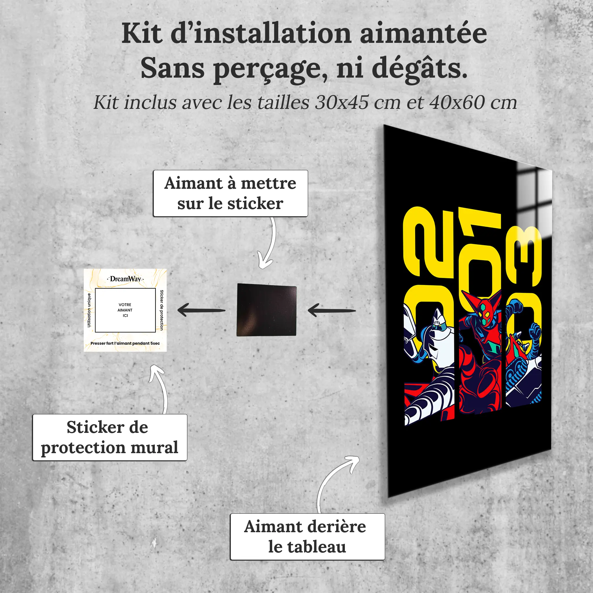 tableau-getter-trio-avec-installation-aimantee | DreamWay