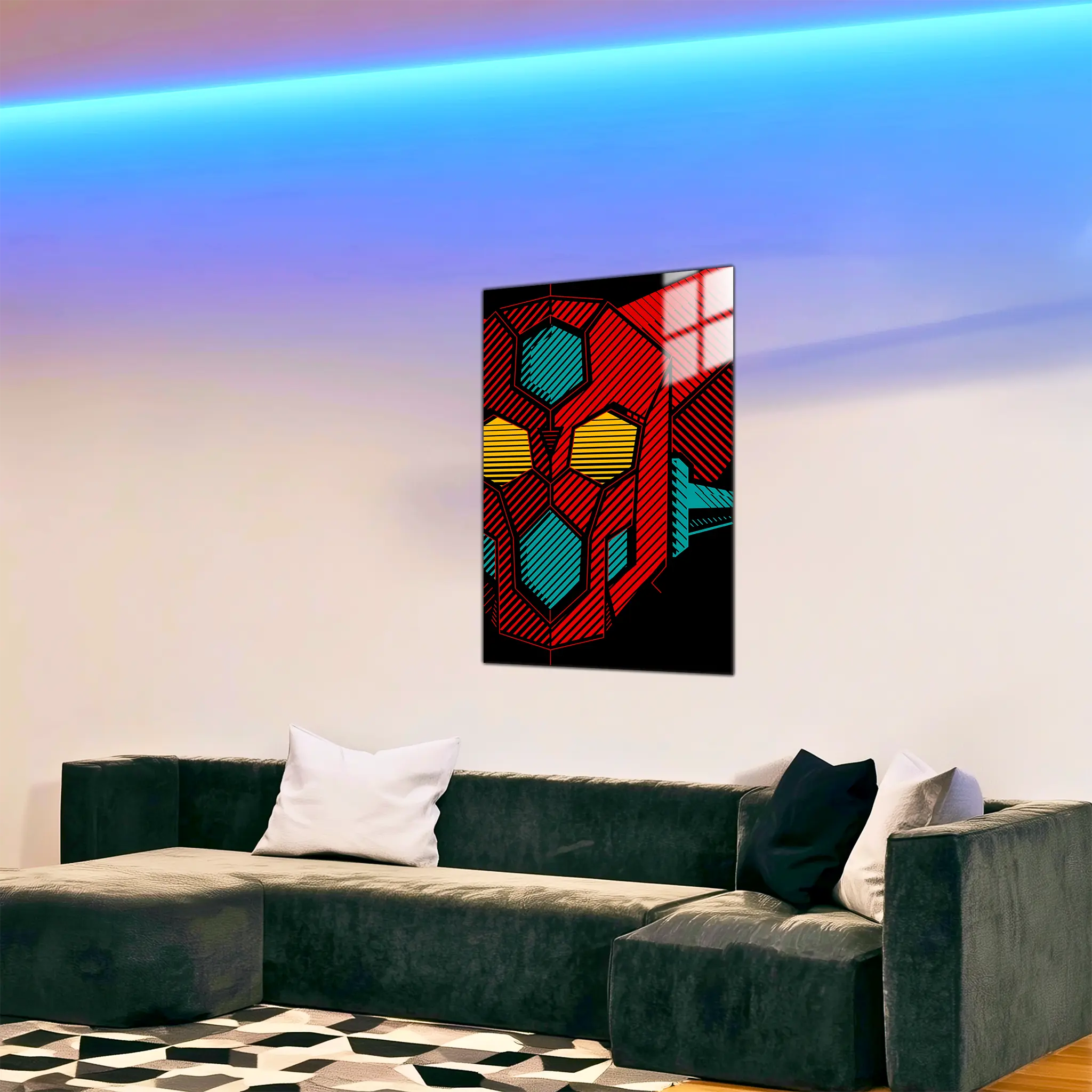 tableau-getter-visage-dans-le-salon | DreamWay