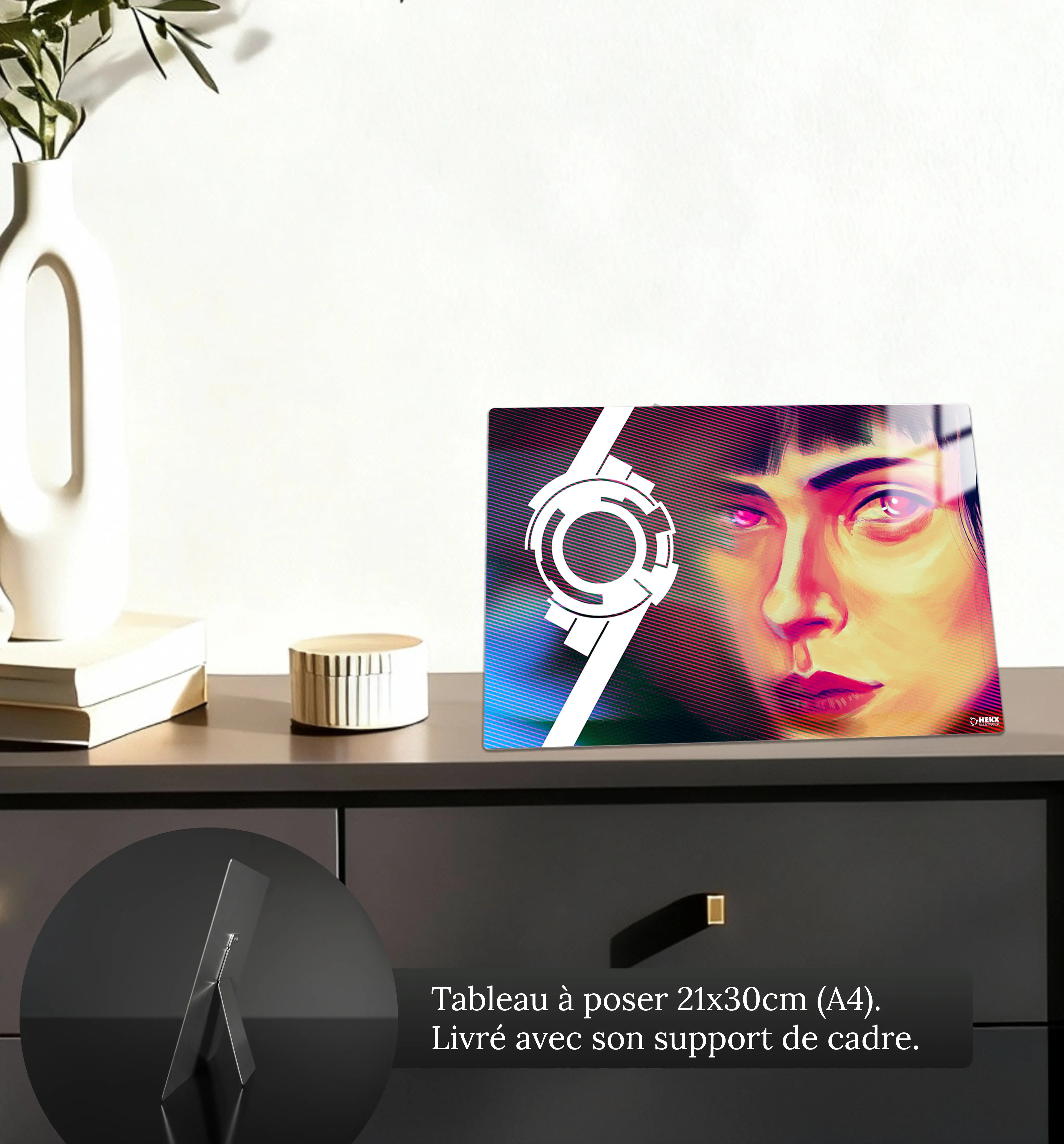 tableau-ghost-in-the-shell-kusanagi-petit-format-a-poser-sur-meuble | DreamWay