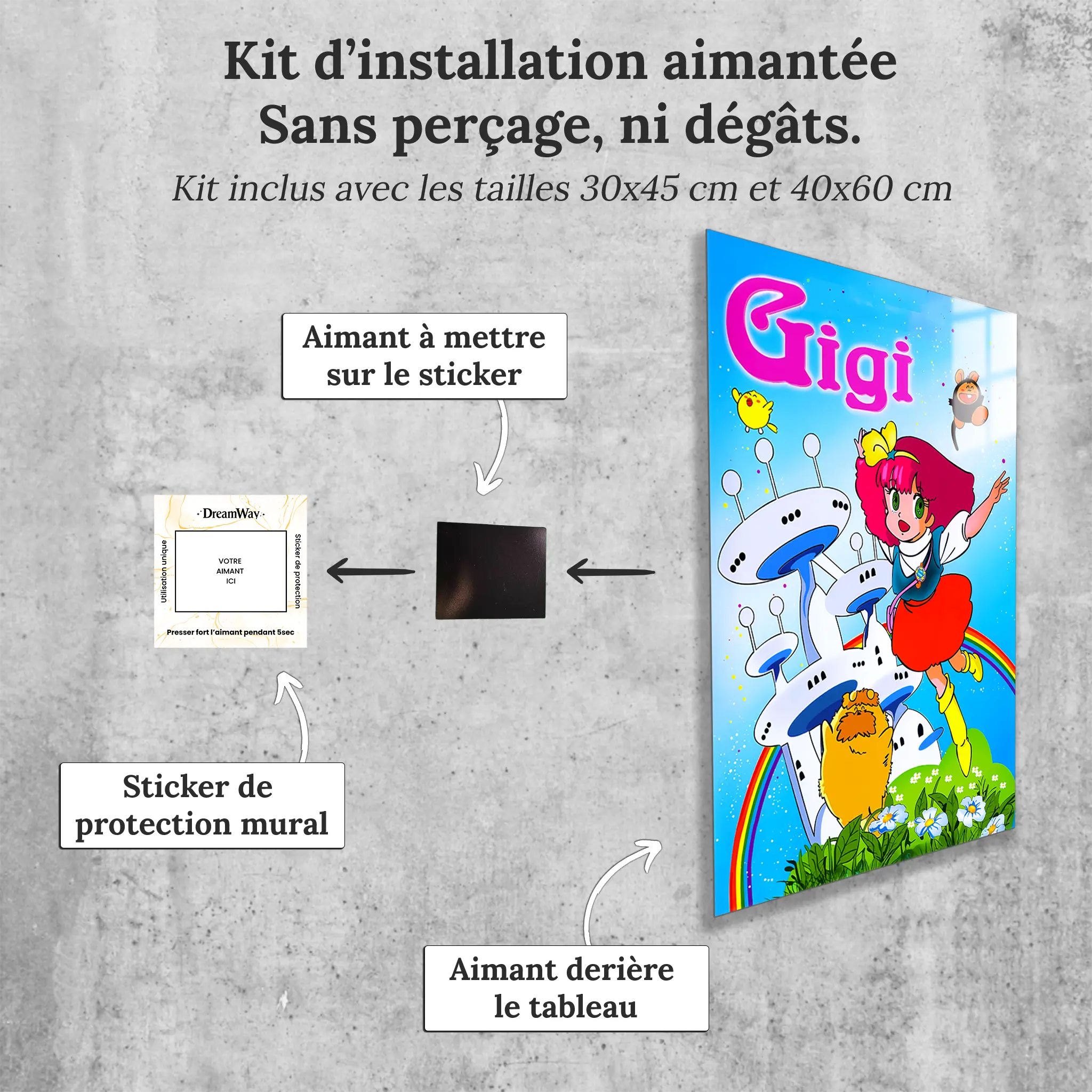 tableau-gigi-affiche-avec-installation-aimantee | DreamWay