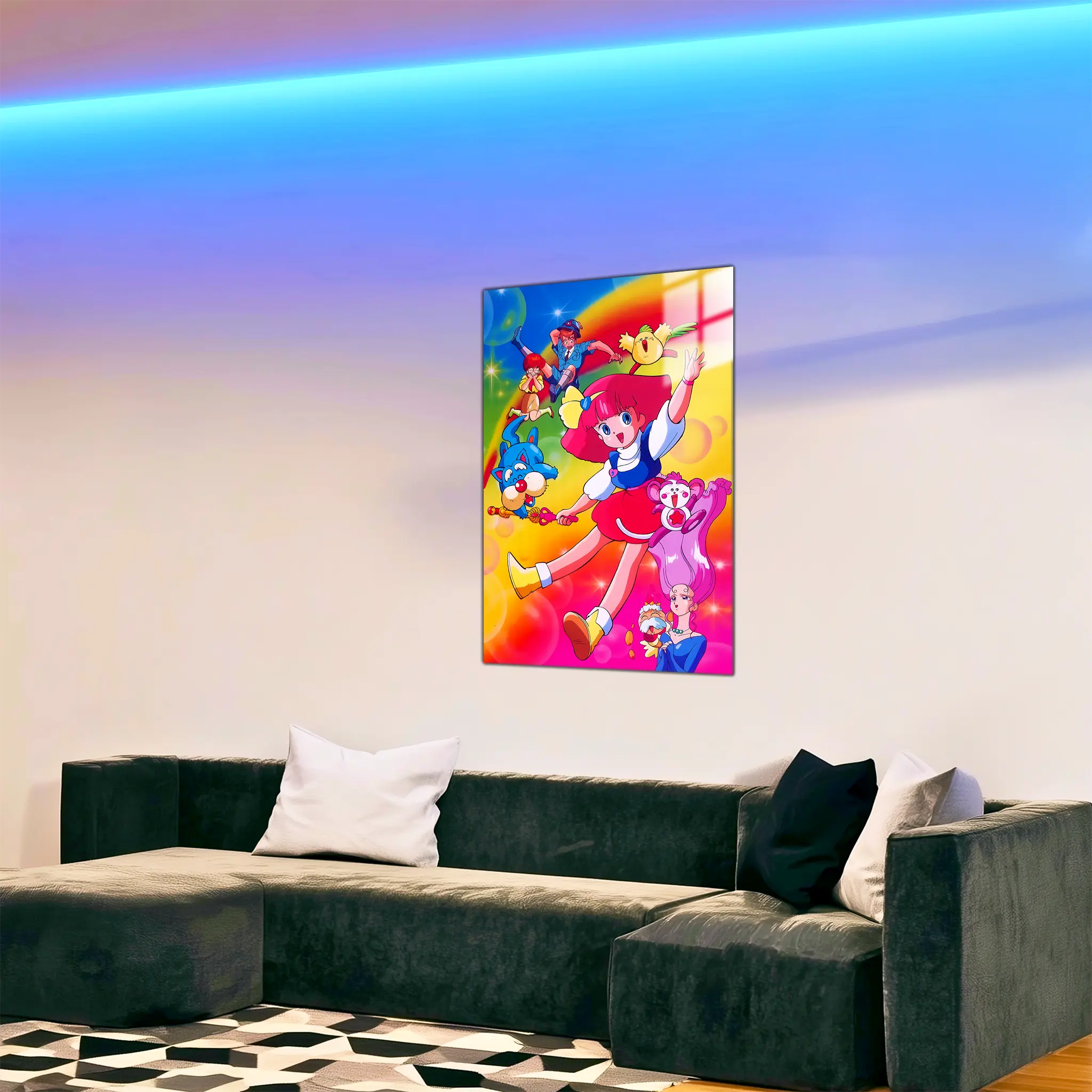 tableau-gigi-arc-en-ciel-dans-le-salon | DreamWay