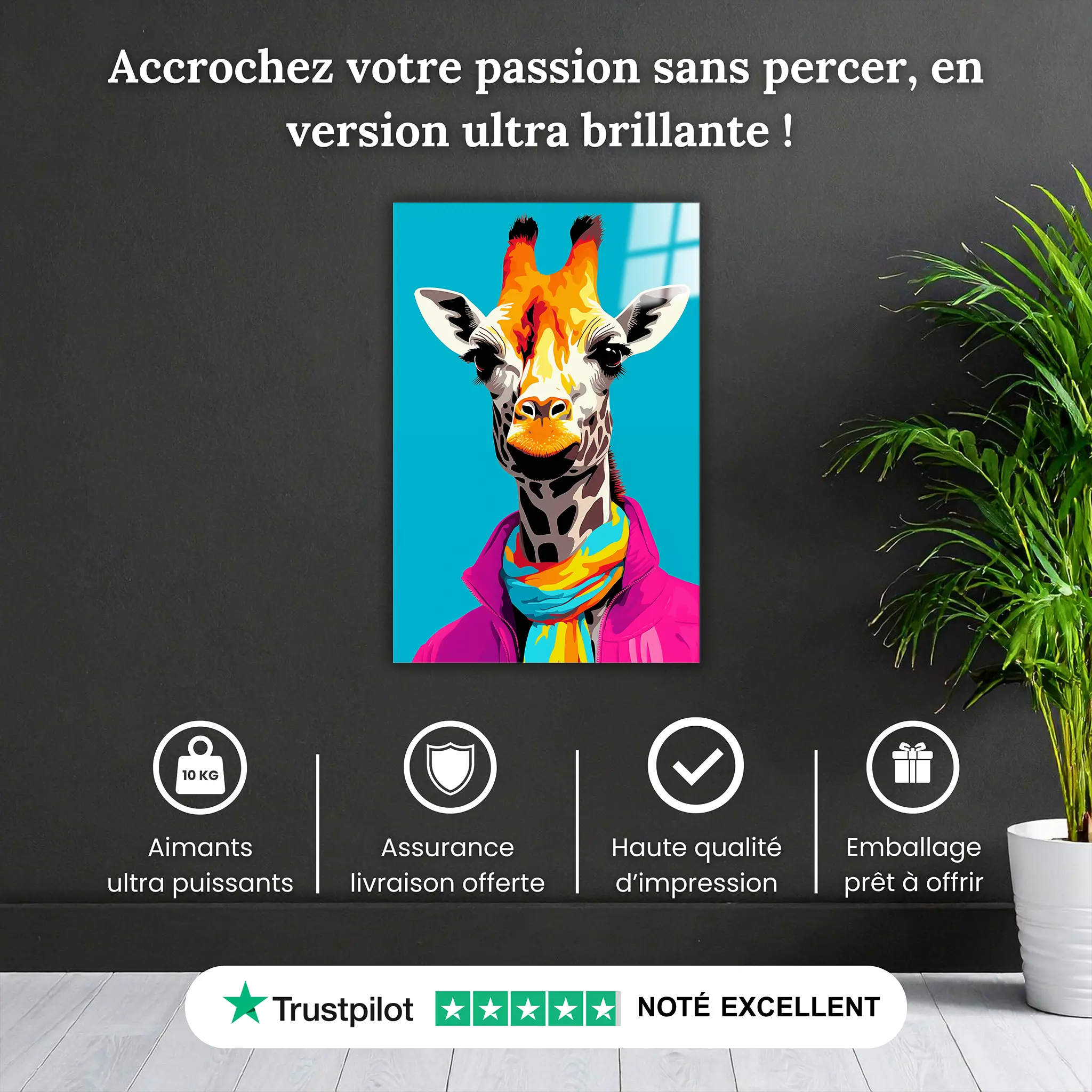 tableau-girafe-pop-art-pourquoi-acheter | DreamWay