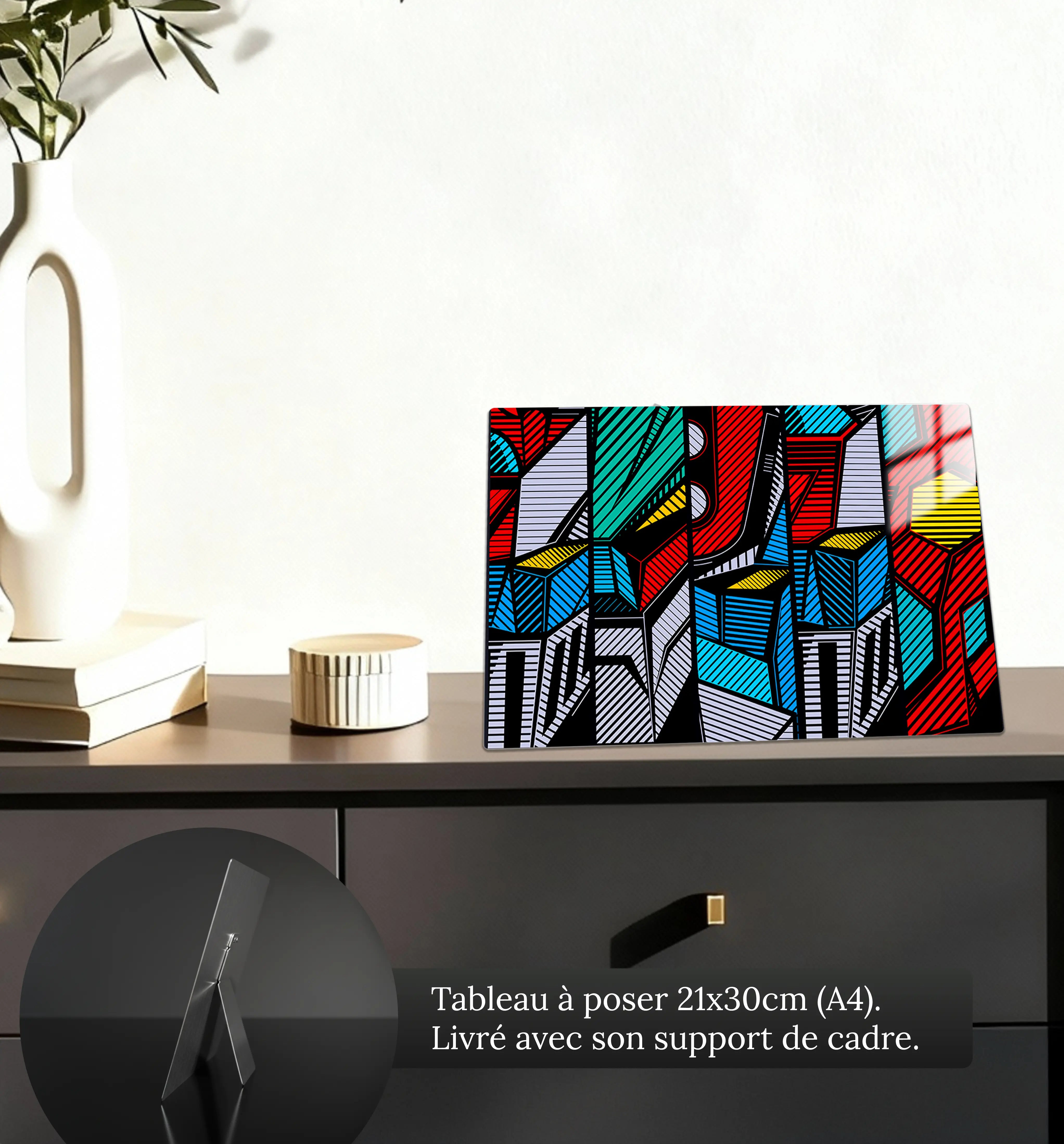 tableau-go-nagai-five-petit-format-a-poser-sur-meuble | DreamWay