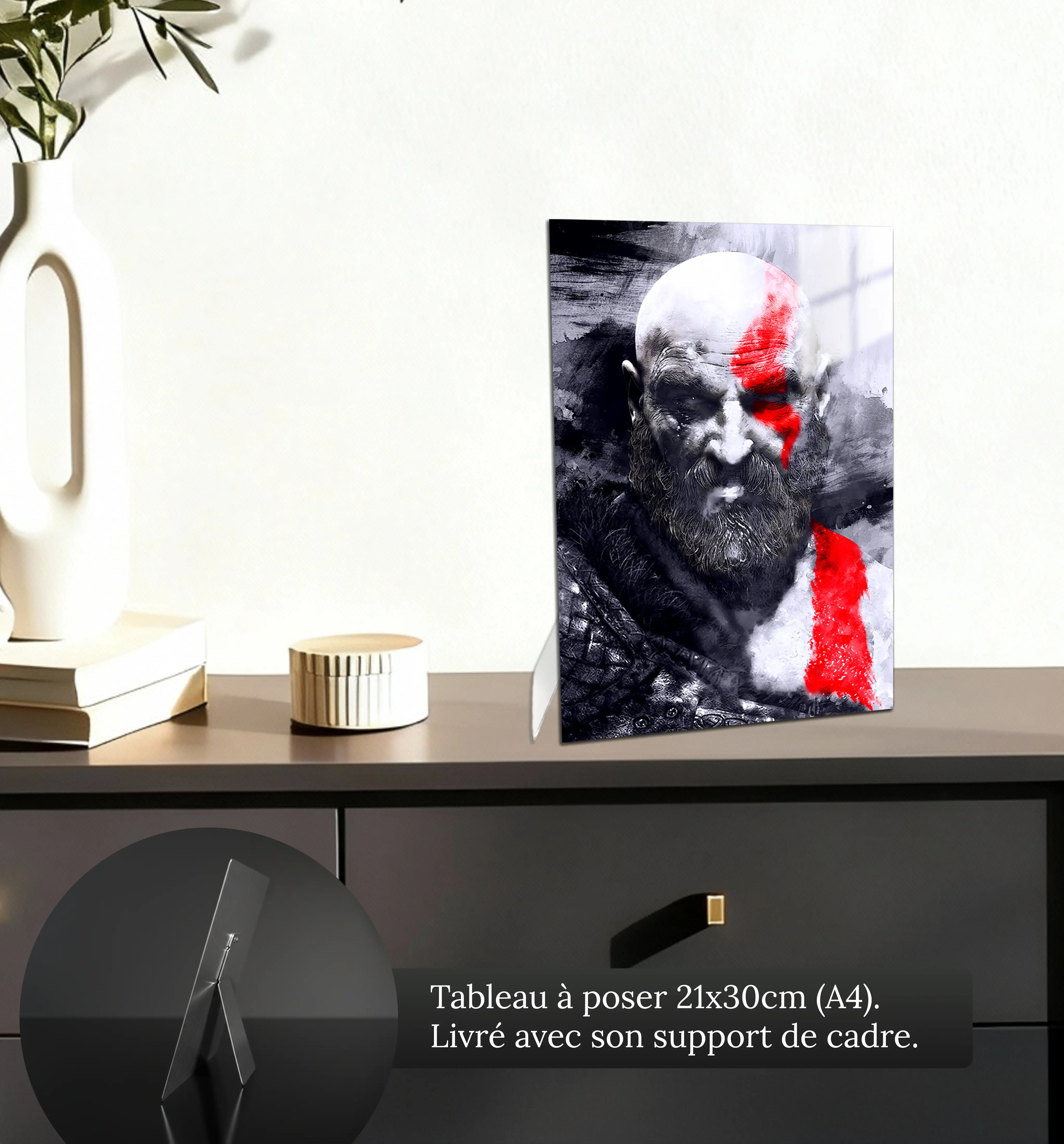 tableau-god-of-war-kratos-petit-format-a-poser-sur-meuble | DreamWay